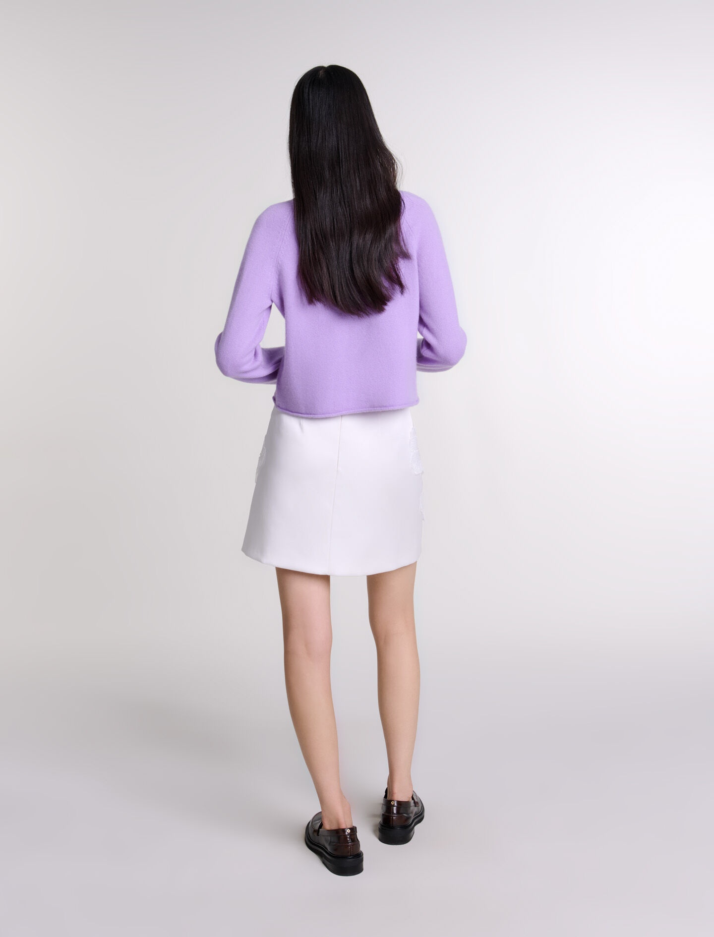 Short cashmere jumper - 4