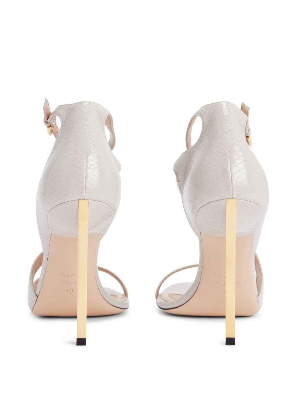 110mm leather sandals - 3