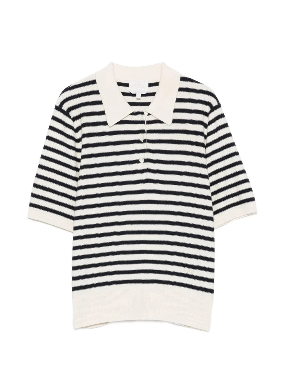 striped polo top - 1
