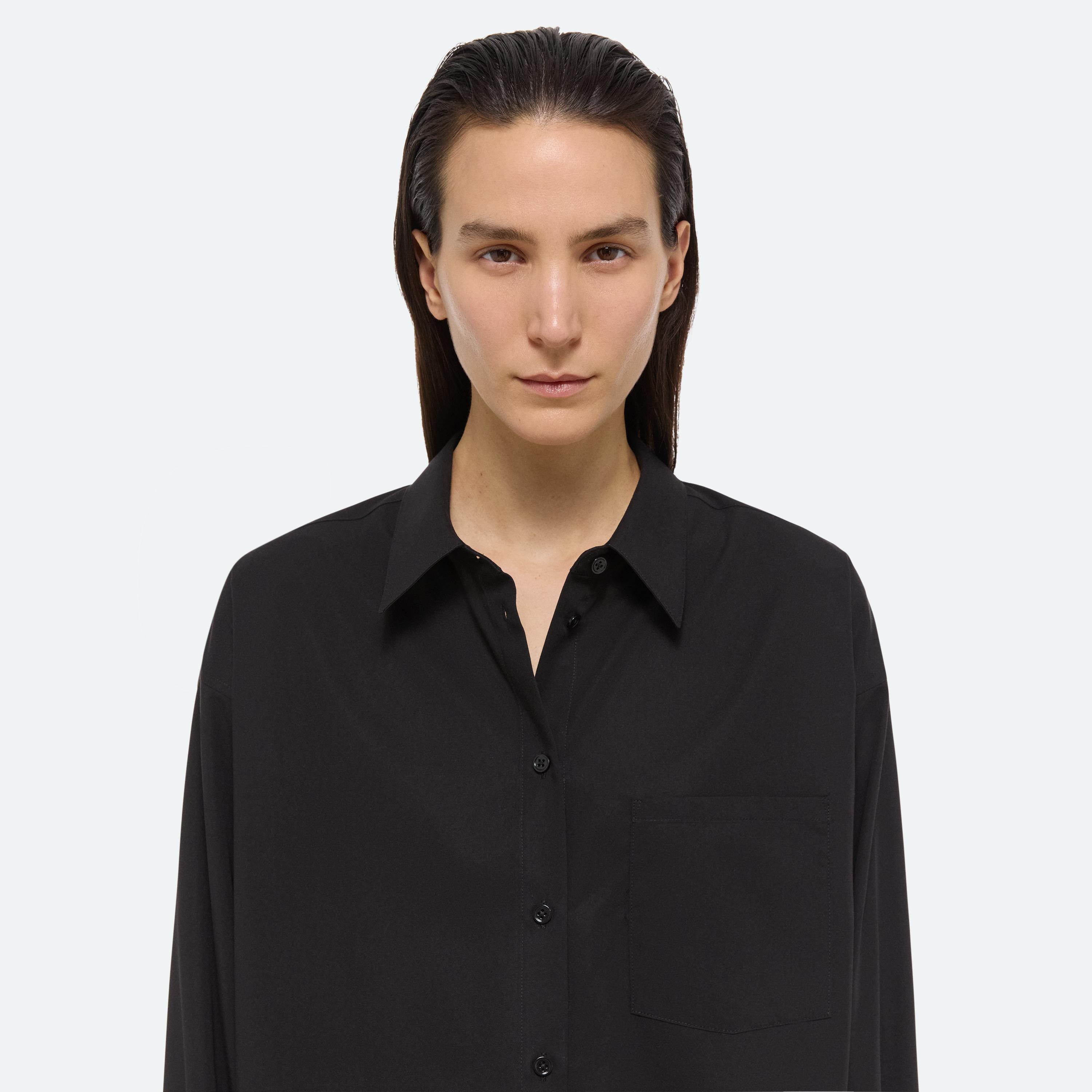 OVERSIZED SHIRT SOFT BROAD POPLIN - 11