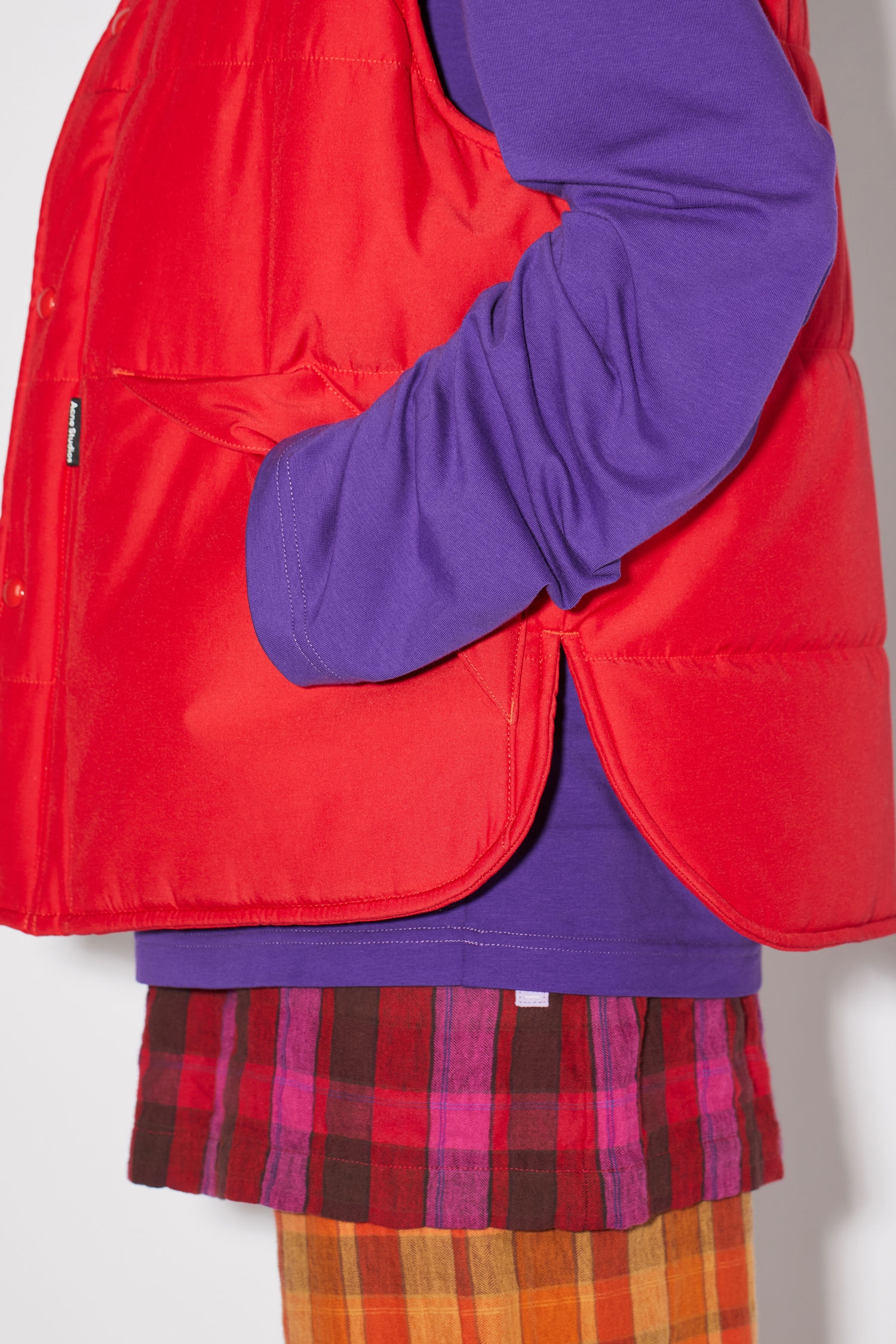 Padded vest - Bright Red - 6