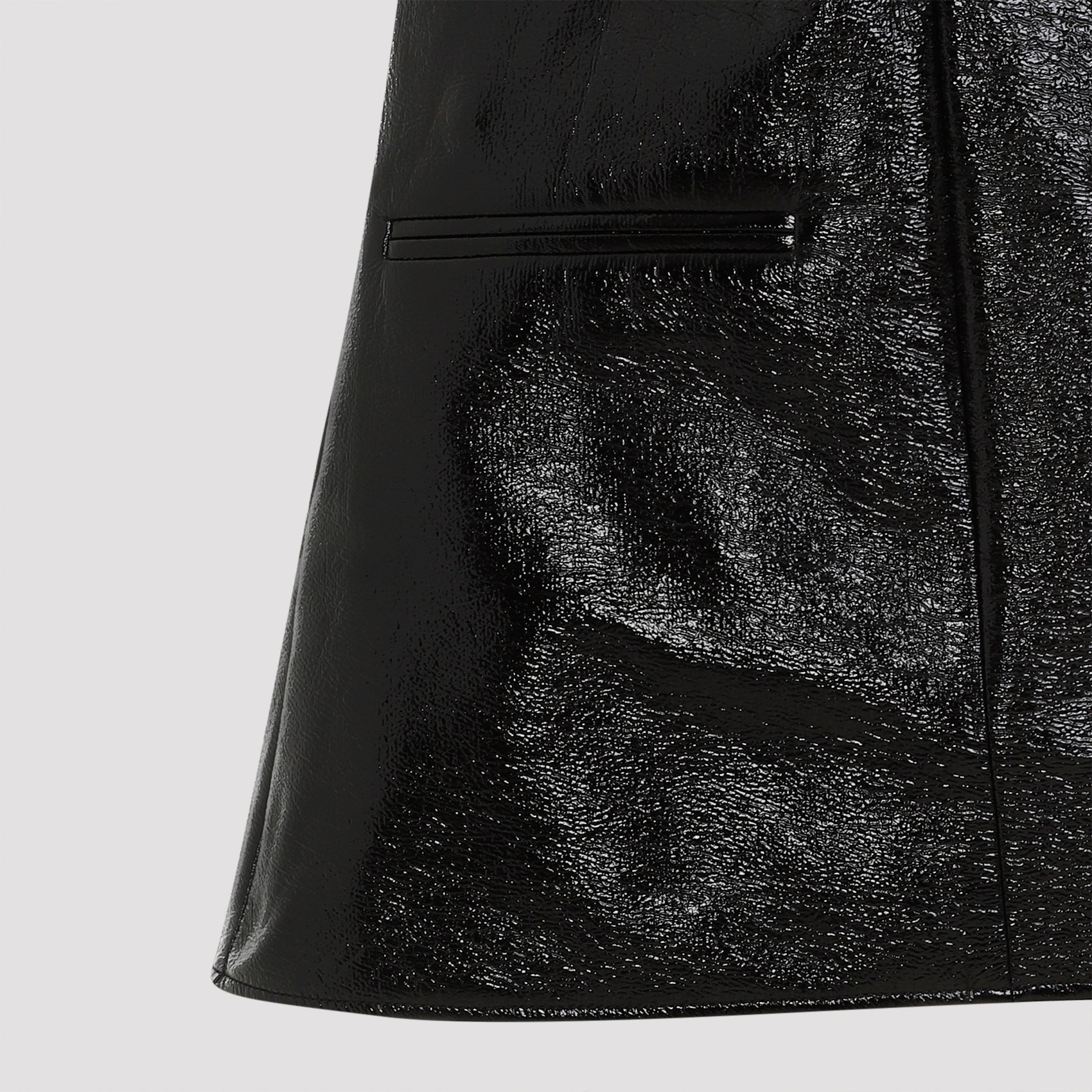 ワンピースその他 COURREGES 2 POCKETS VINYL A-LINE DRESS courrèges Courreges Women Courreges 2 Pockets Vinyl A-Line
