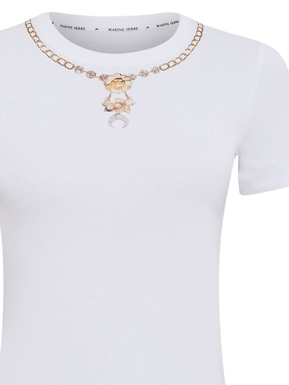 tromp l'oeil jewel-embellished T-shirt - 2