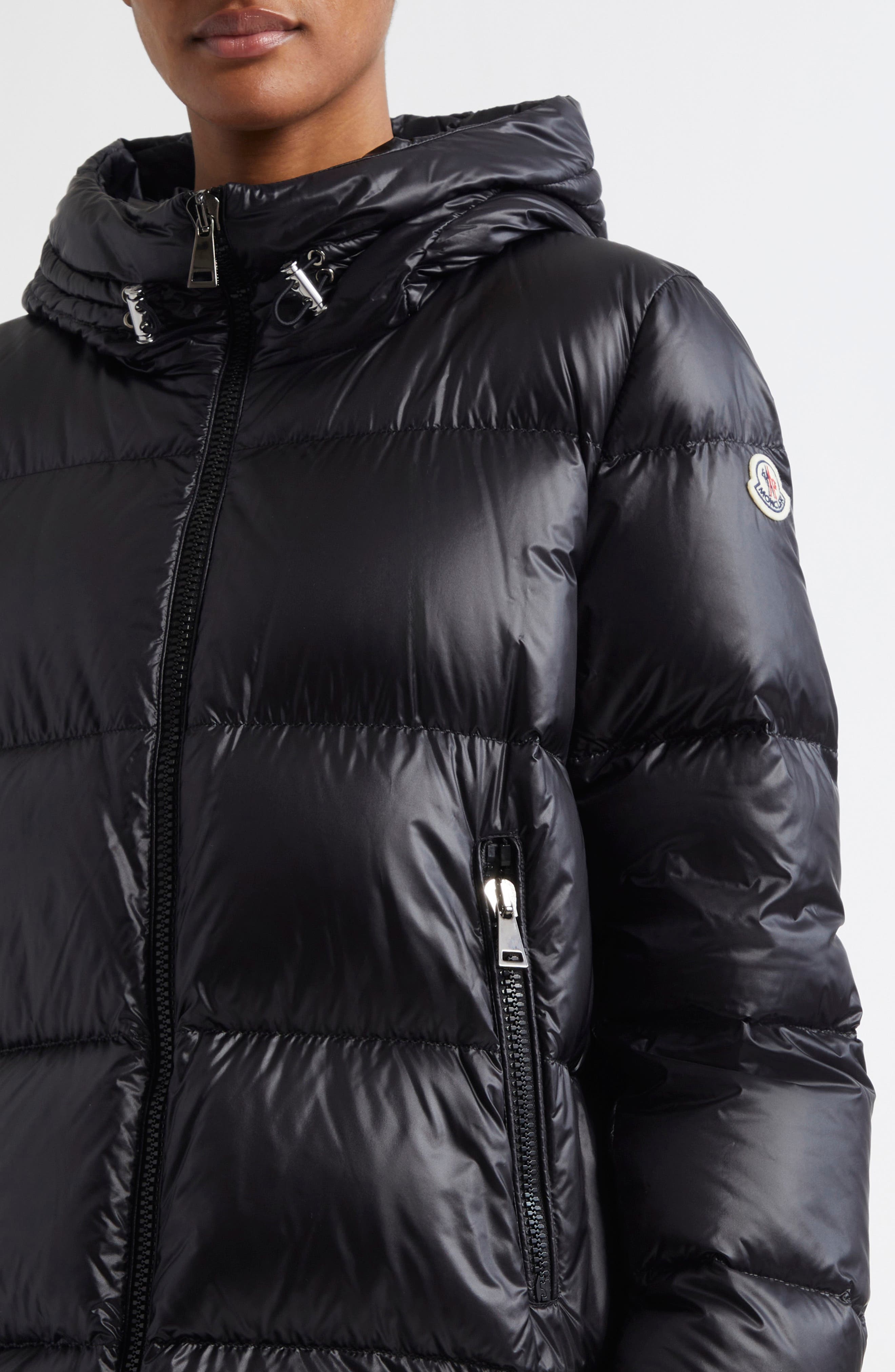 Moncler Seritte Down Parka in Black/black at Nordstrom - 4