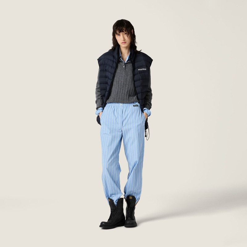 Miu Miu Cashmere polo sweater outlook