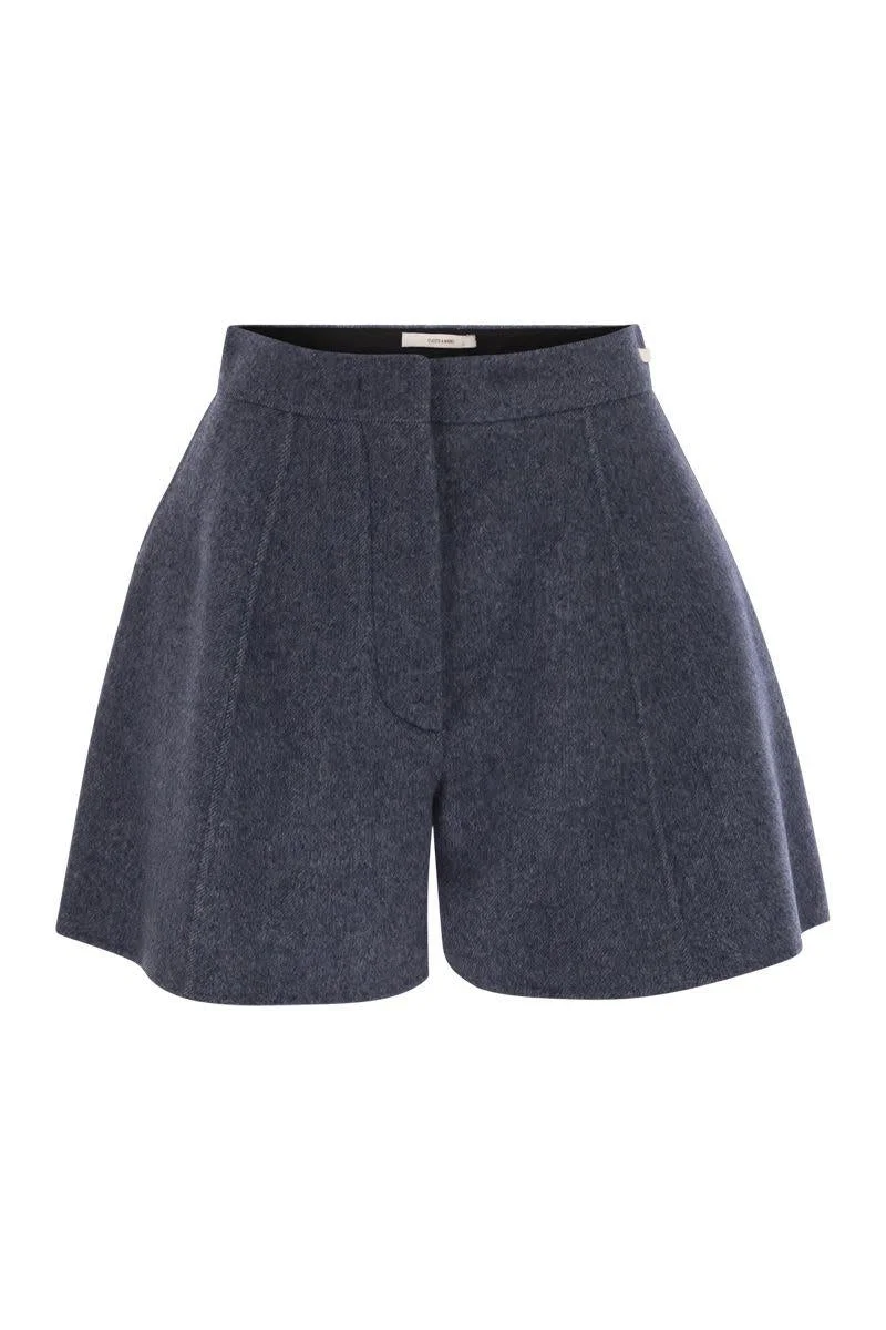 Sportmax Braies1234 - Wool Bermuda Shorts - 1