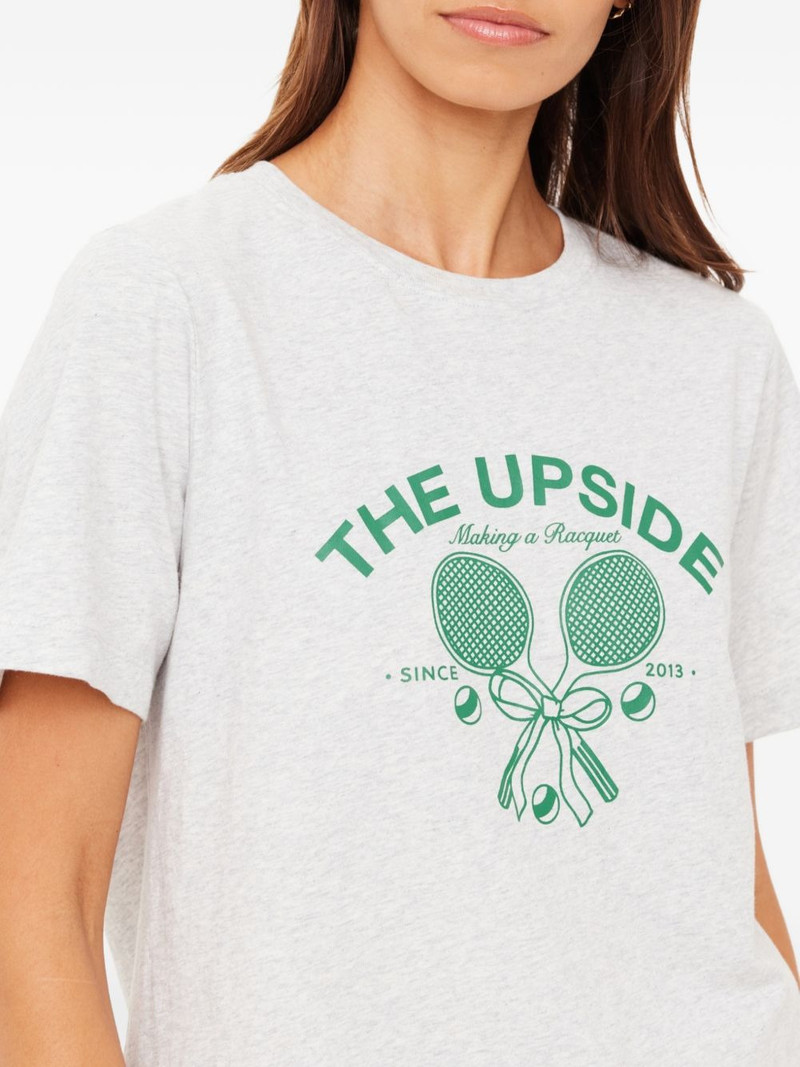 Casey racquet-graphic T-shirt 5