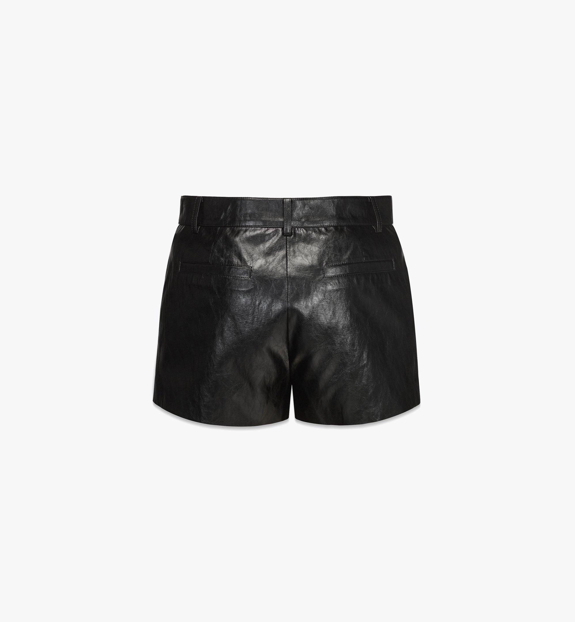 Shorts in Crushed Faux Leather - 3