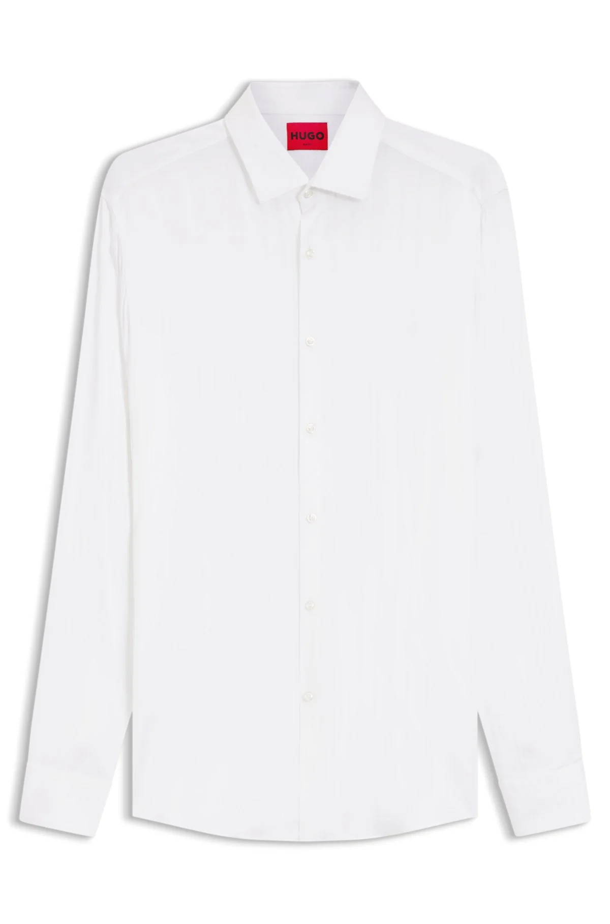 SLIM-FIT BUSINESS SHIRT IN SOFT GARMENT-WASHED FABRIC - 1
