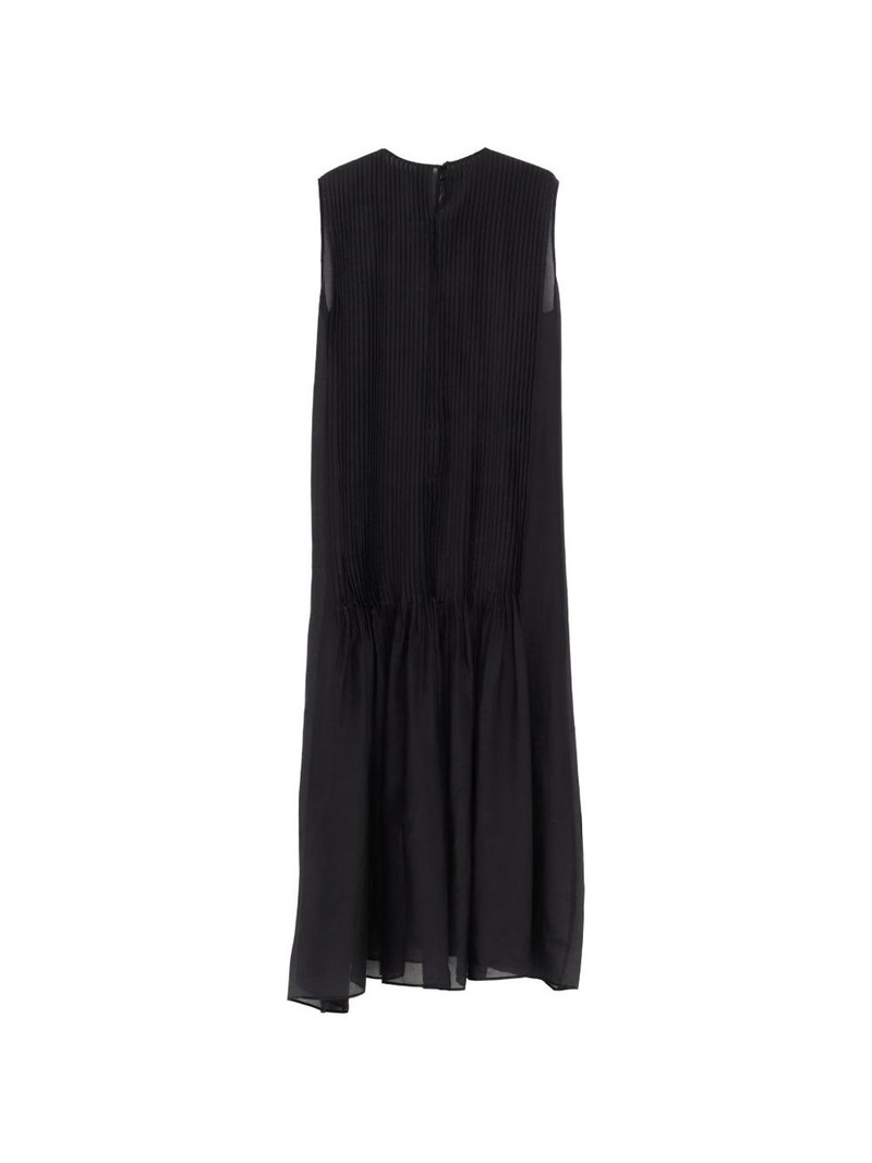 LAUREN MANOOGIAN pleated sleeveless maxi dress outlook