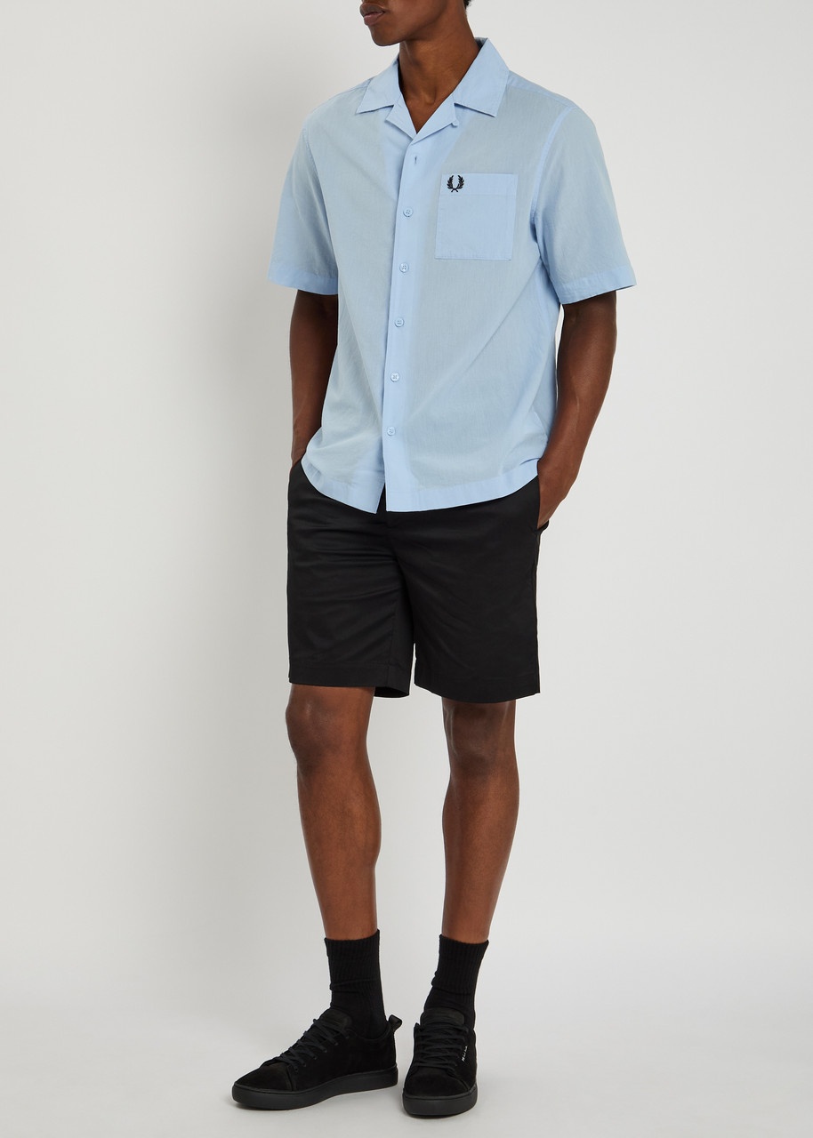 Fred Perry Logo-embroidered Cotton Shirt - 4