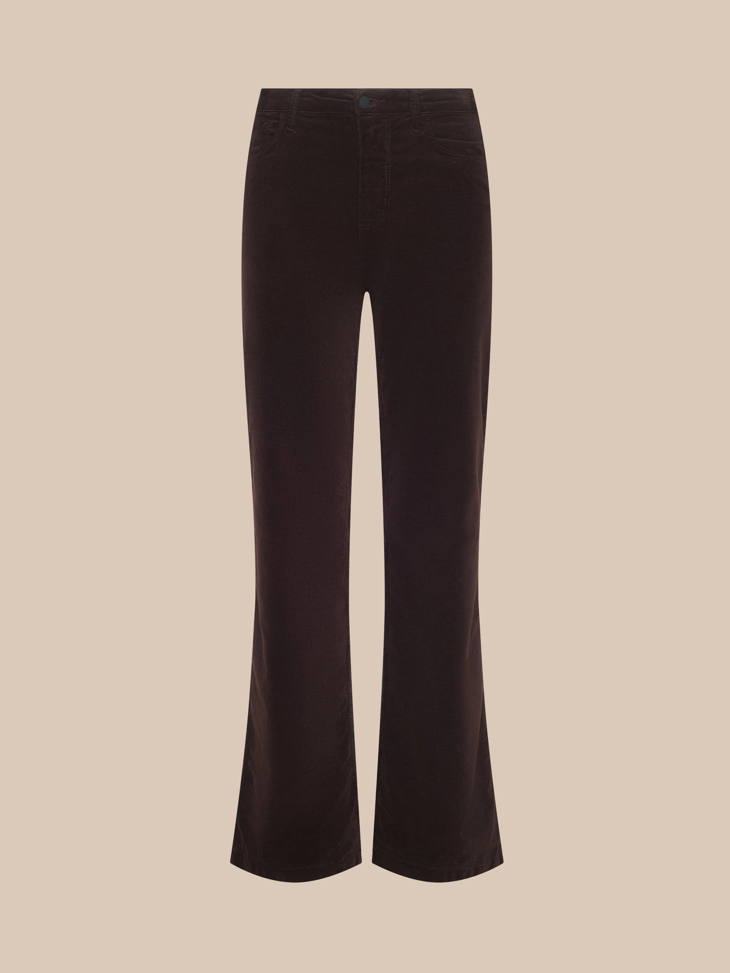 Scottie Velvet Wide-Leg Jean - 1
