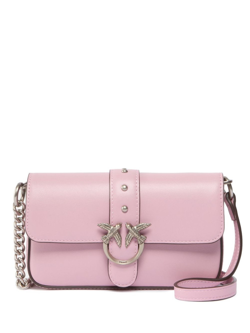 Love One Micro leather cross body bag 1