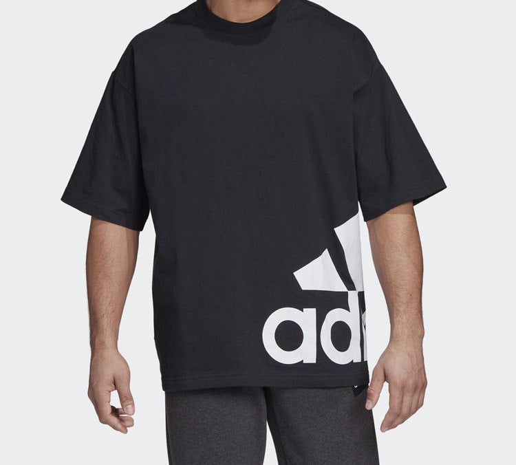 adidas Mh Boxbos Tee Side Large Logo Short Sleeve Black GC7288 - 3