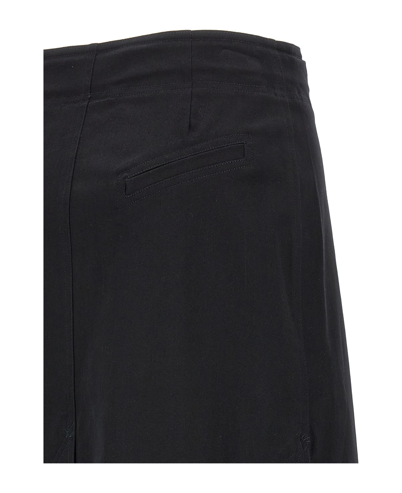 'herringbone Canvas' Skirt - 4