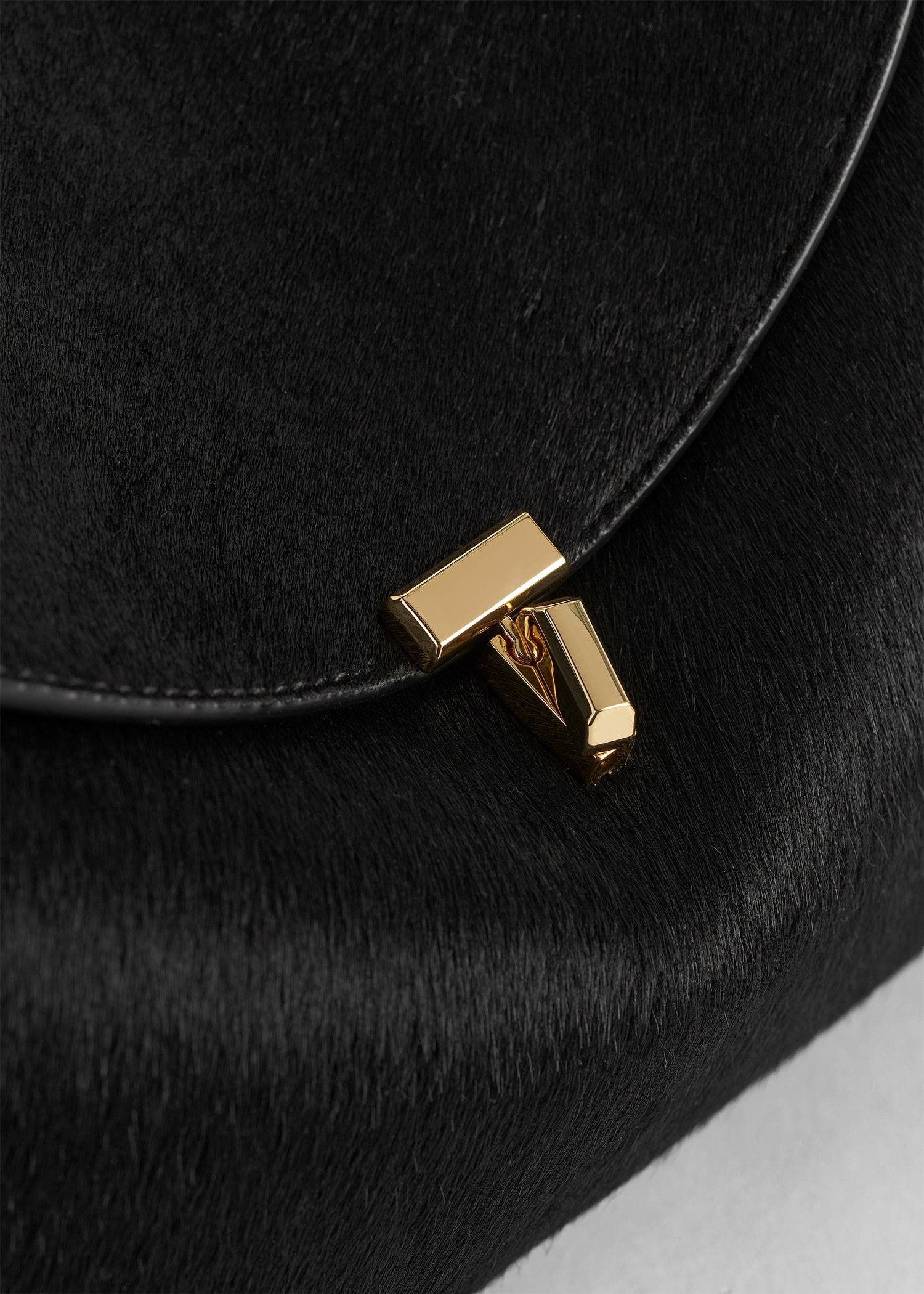 T-Lock pony hair top handle black - 7
