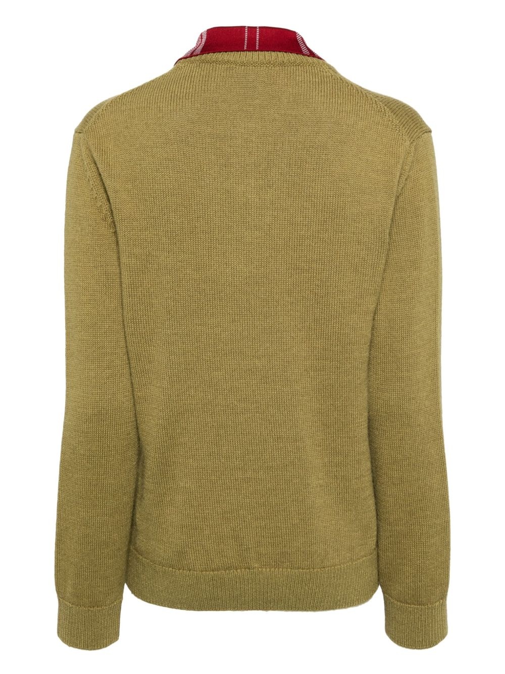 layered knitted jumper - 2