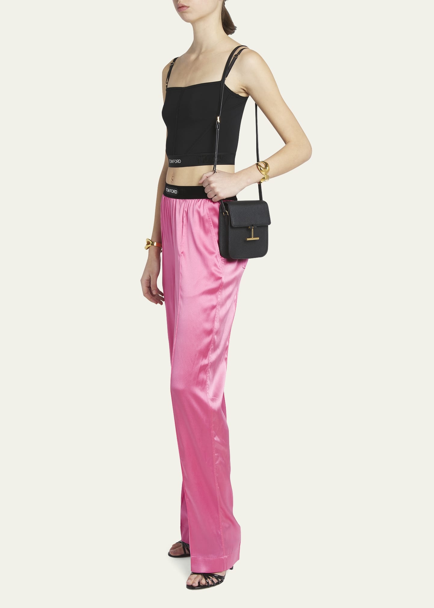 Tara Mini Crossbody Bag in Grain Leather - 5