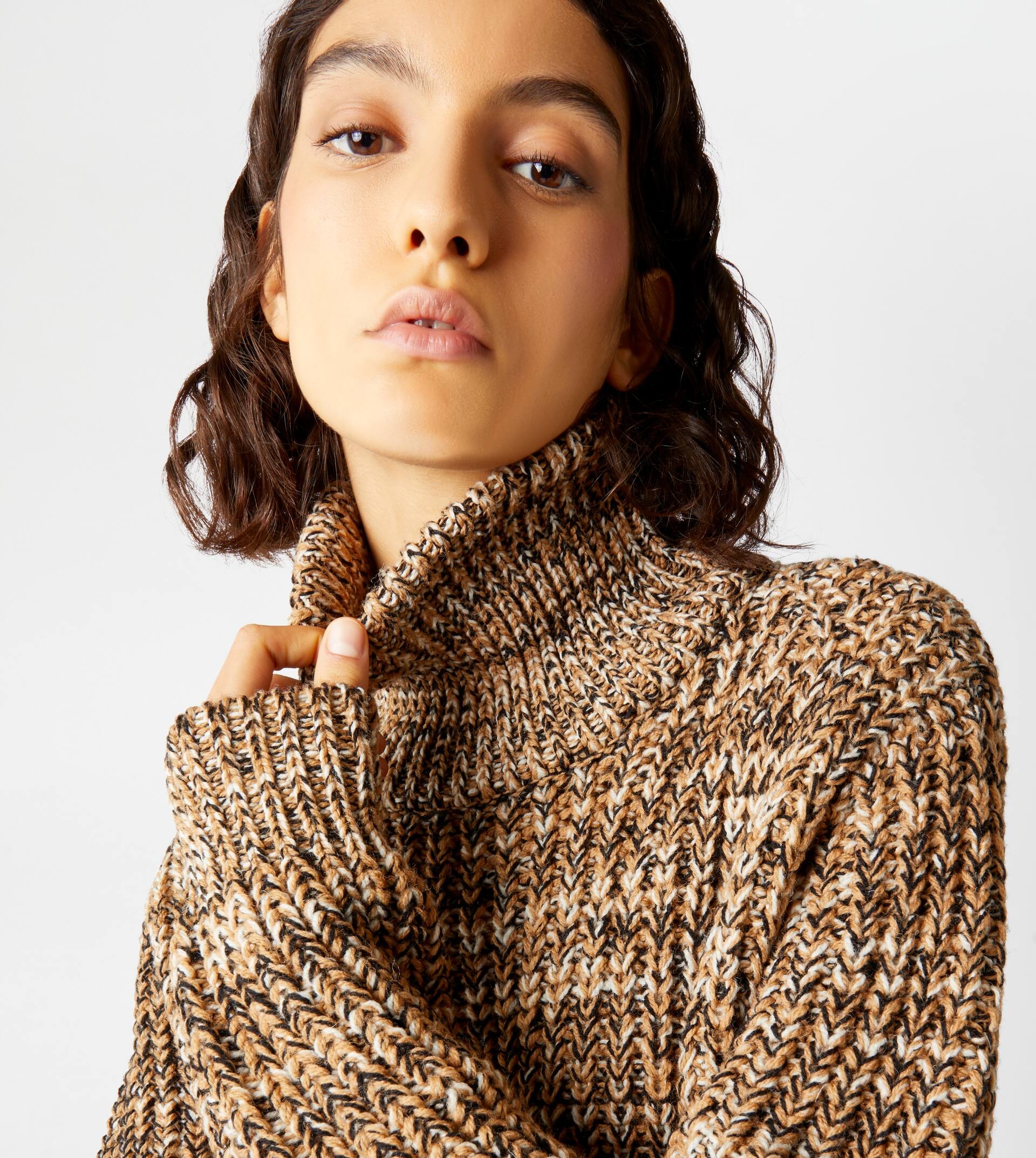 OVER TURTLENECK IN WOOL - 5