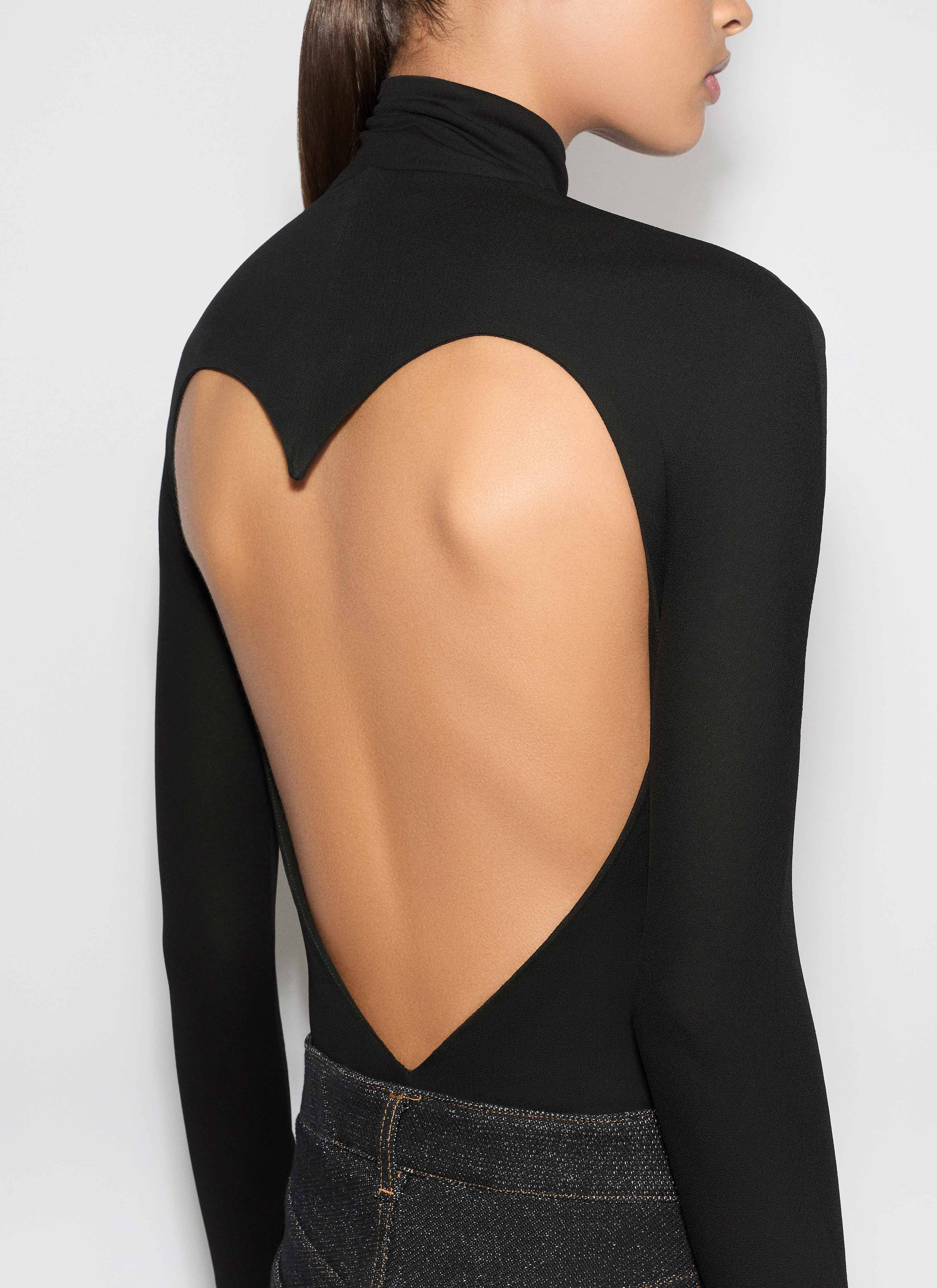 FLUID JERSEY HEART BODYSUIT - 6