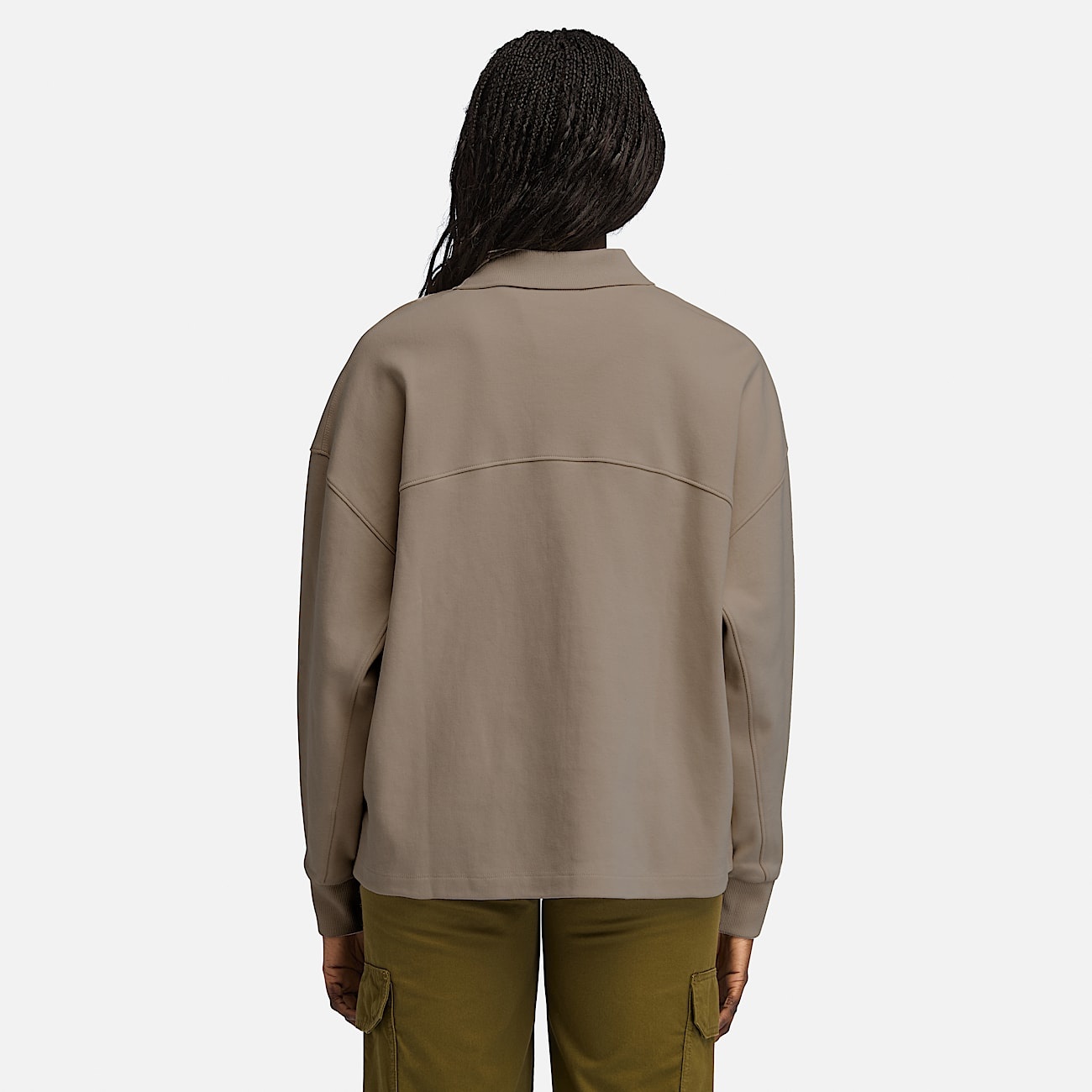 Women's Lush Polo Sweatshirt - 5