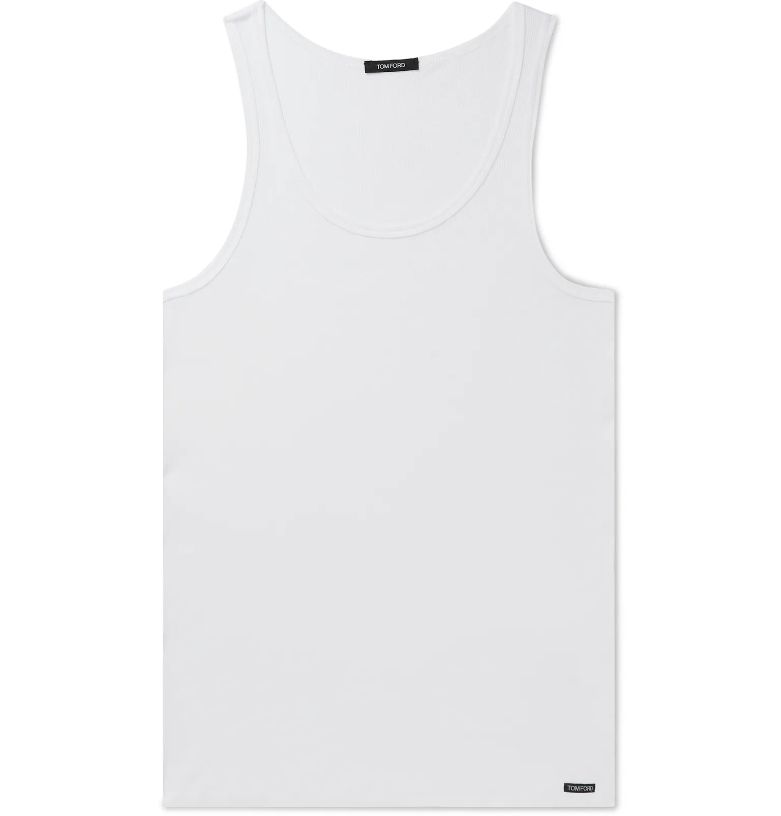 Ribbed Cotton and Modal-Blend Tank Top - 16