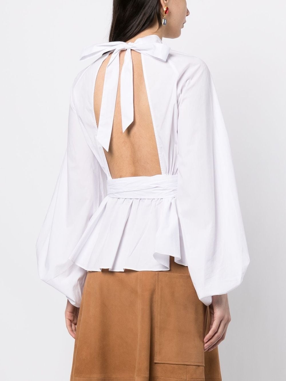 Danica cut-out belted blouse - 4