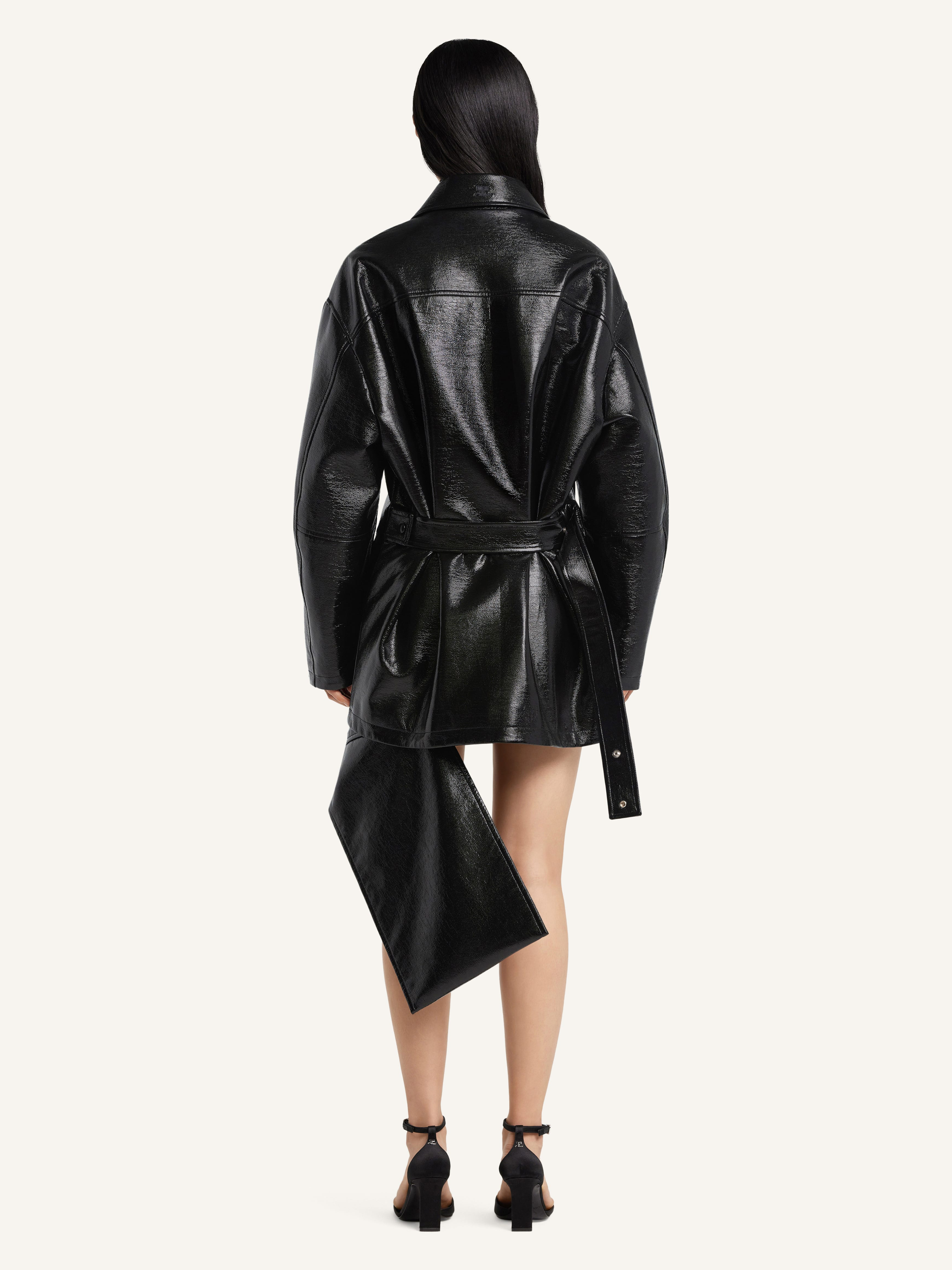 OVERSIZED VINYL JACKET - 4