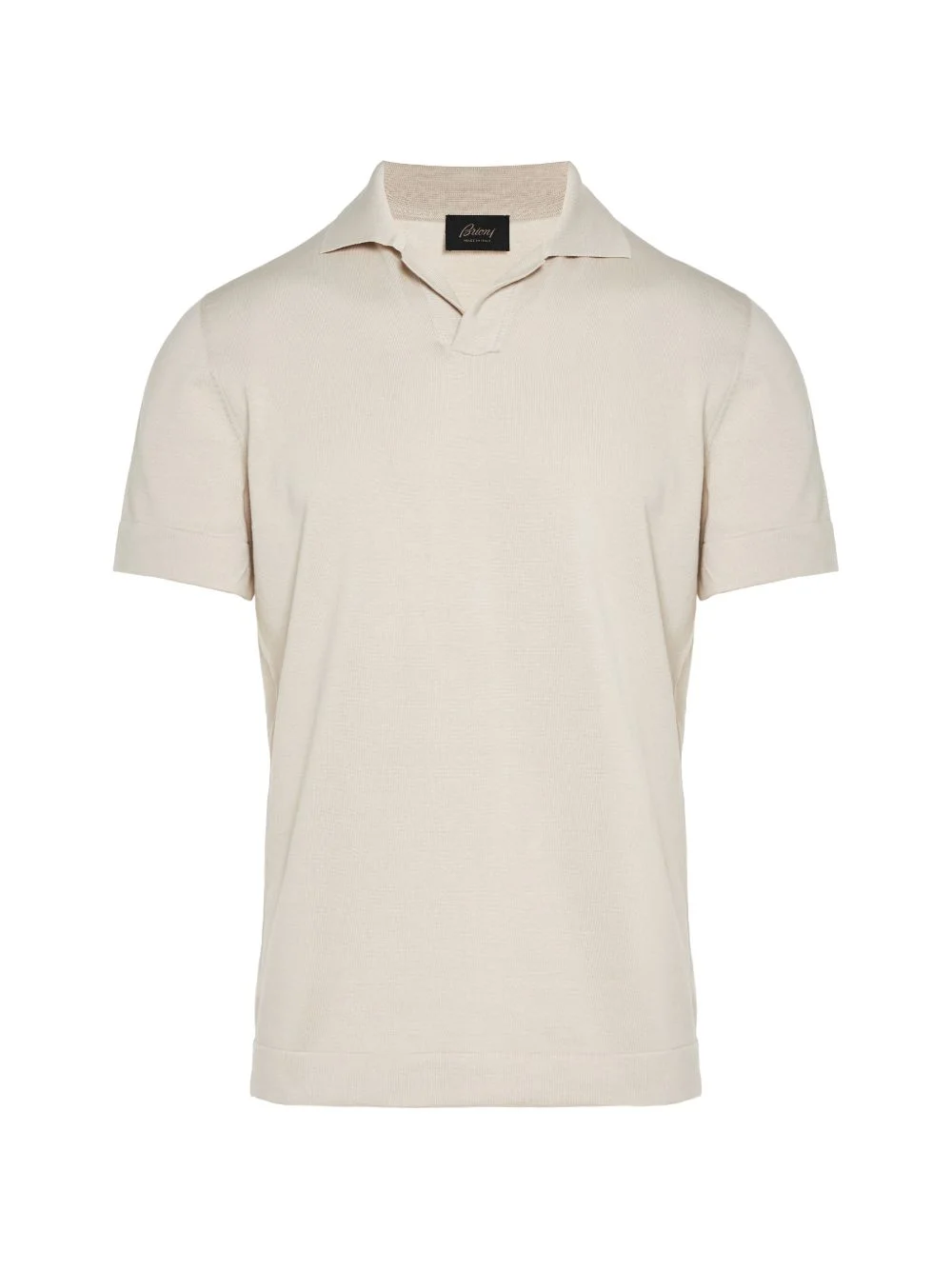 notched polo shirt - 1