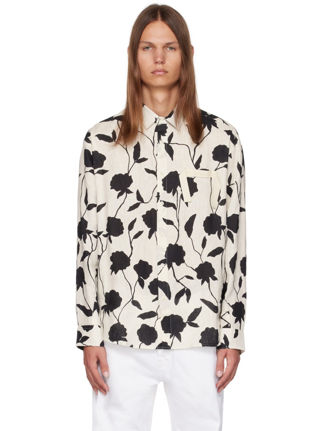 Off-White & Black Le Chouchou 'La Chemise Simon' Shirt - 1