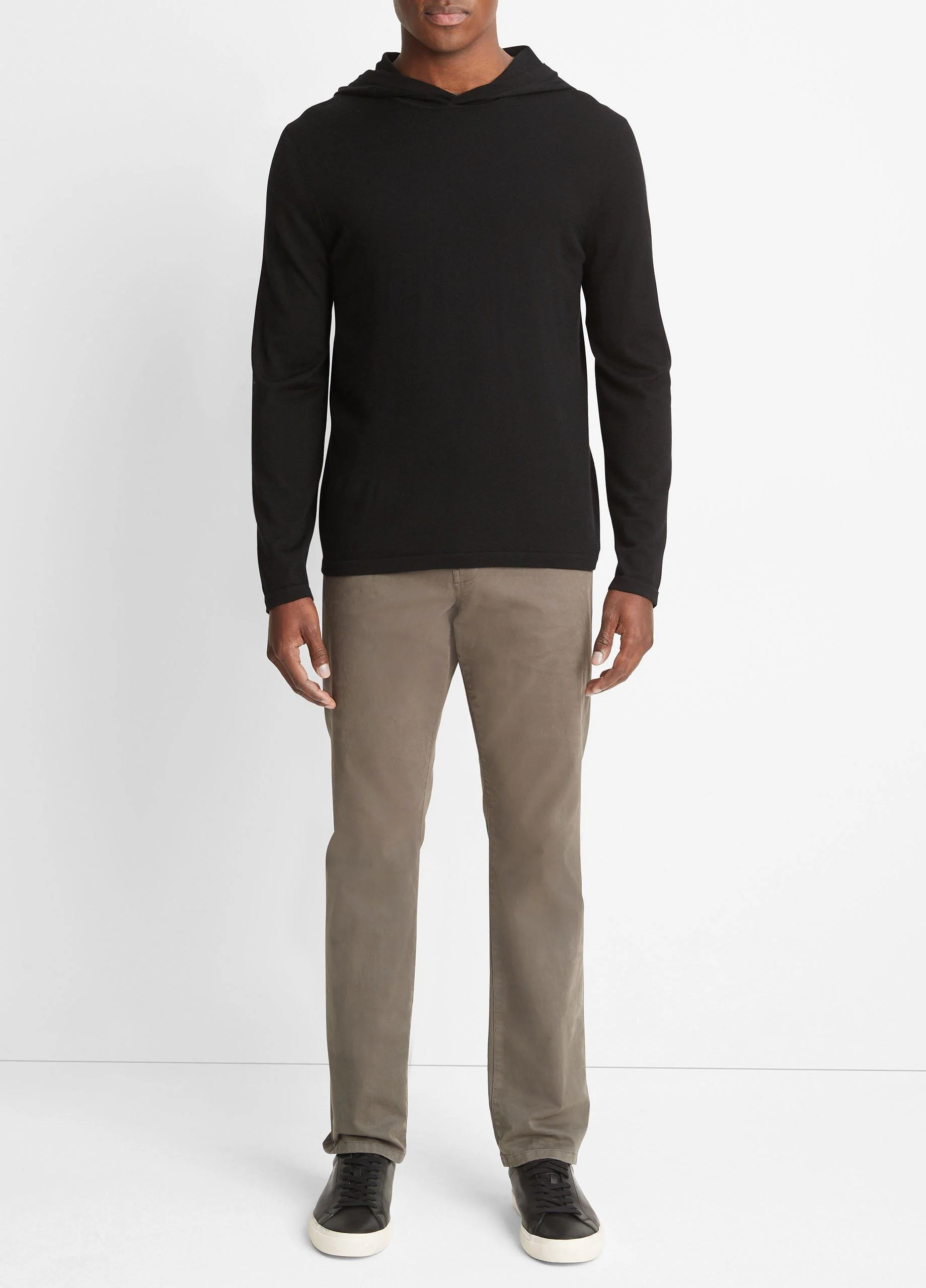 Featherweight Wool Cashmere Pullover Hoodie - 1