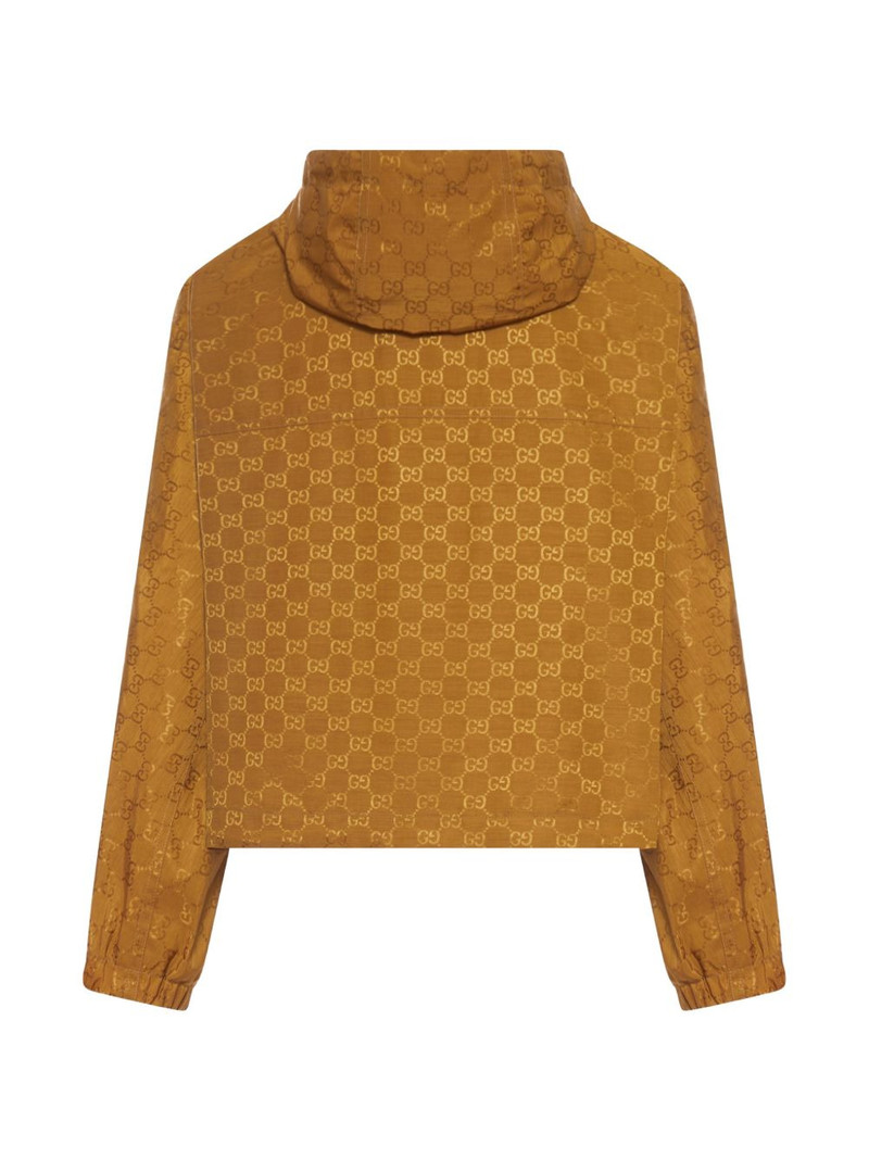 GUCCI GG-motif hooded jacket outlook