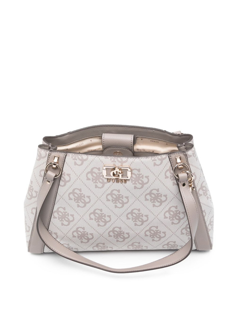 Karnilla monogram-pattern leather tote bag 4