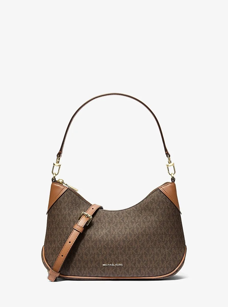 Jet Set Medium Signature Logo Convertible Crossbody Bag - 1