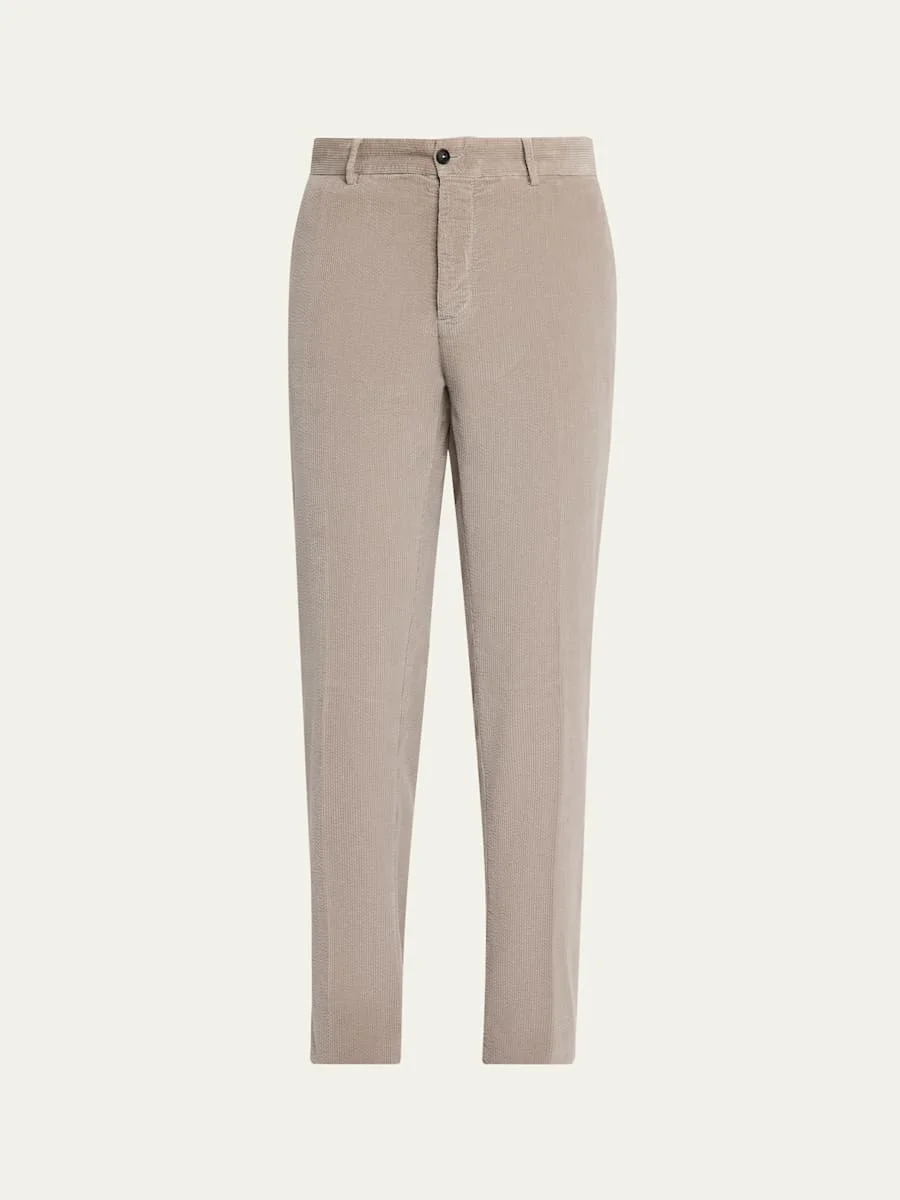 Men's Cotton Corduroy Trousers - 1