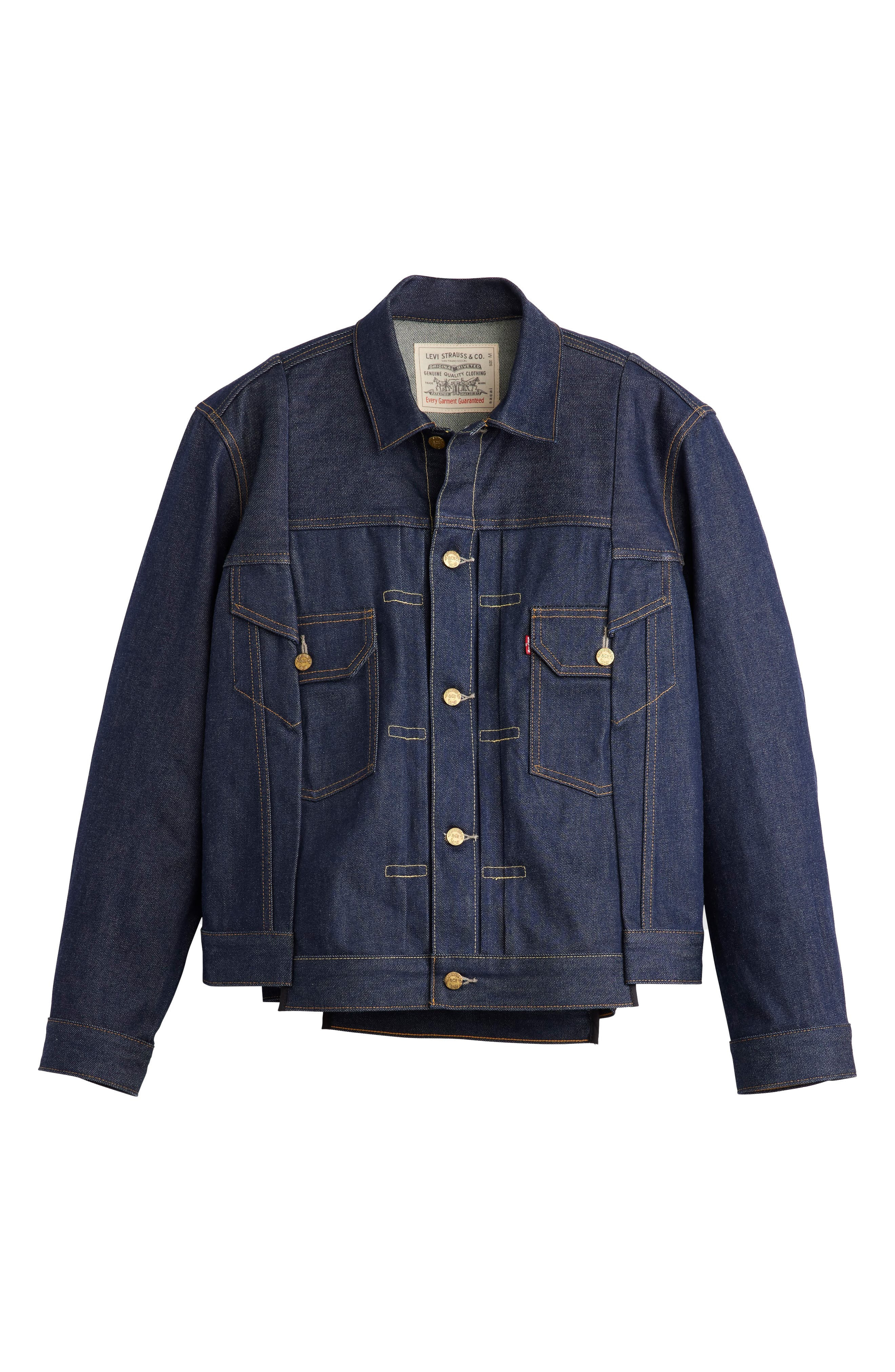 Sacai Gender Inclusive Levi's® Denim Jacket in Indigo at Nordstrom - 1