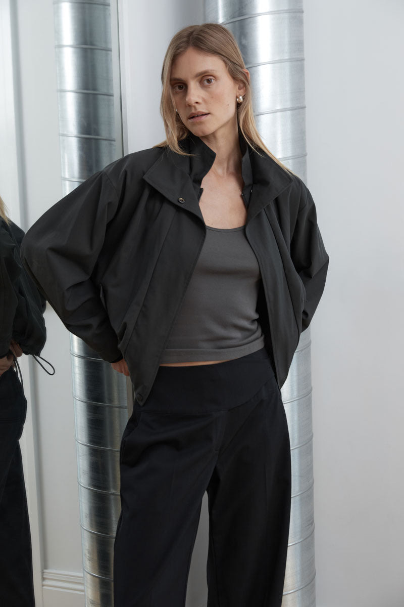 Flight Jacket - Black Olive - 8