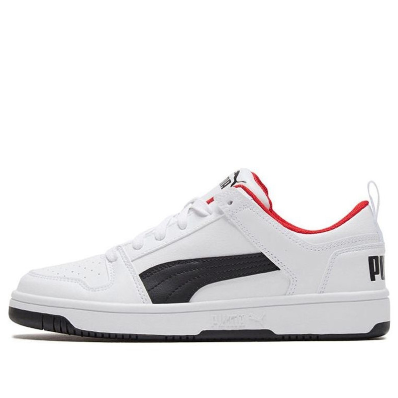 PUMA REBOUND LAYUP LO SL 'White Black Red' 369866-01 - 1