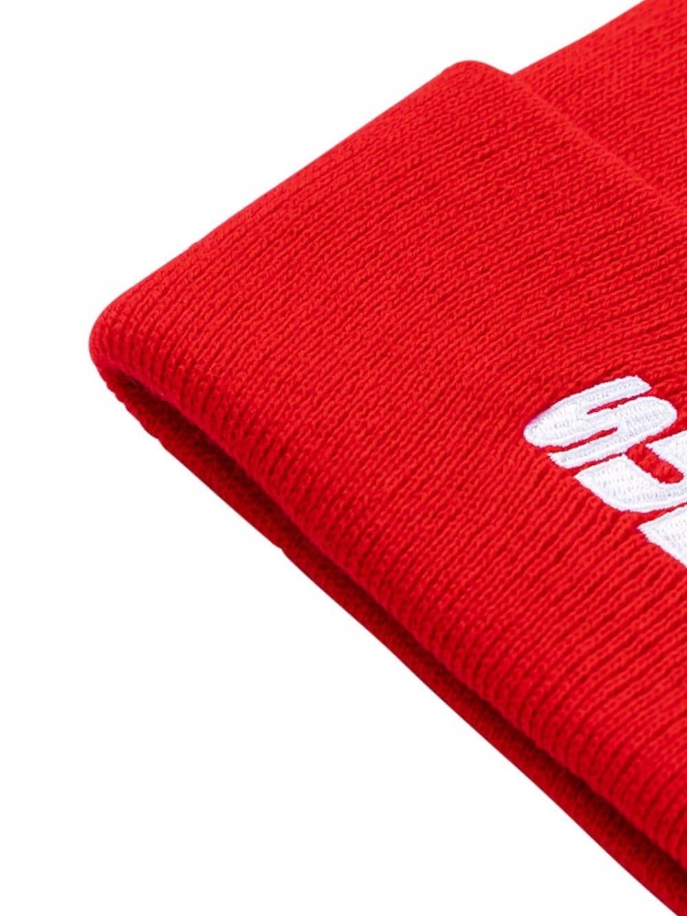 logo-embroidered beanie - 2