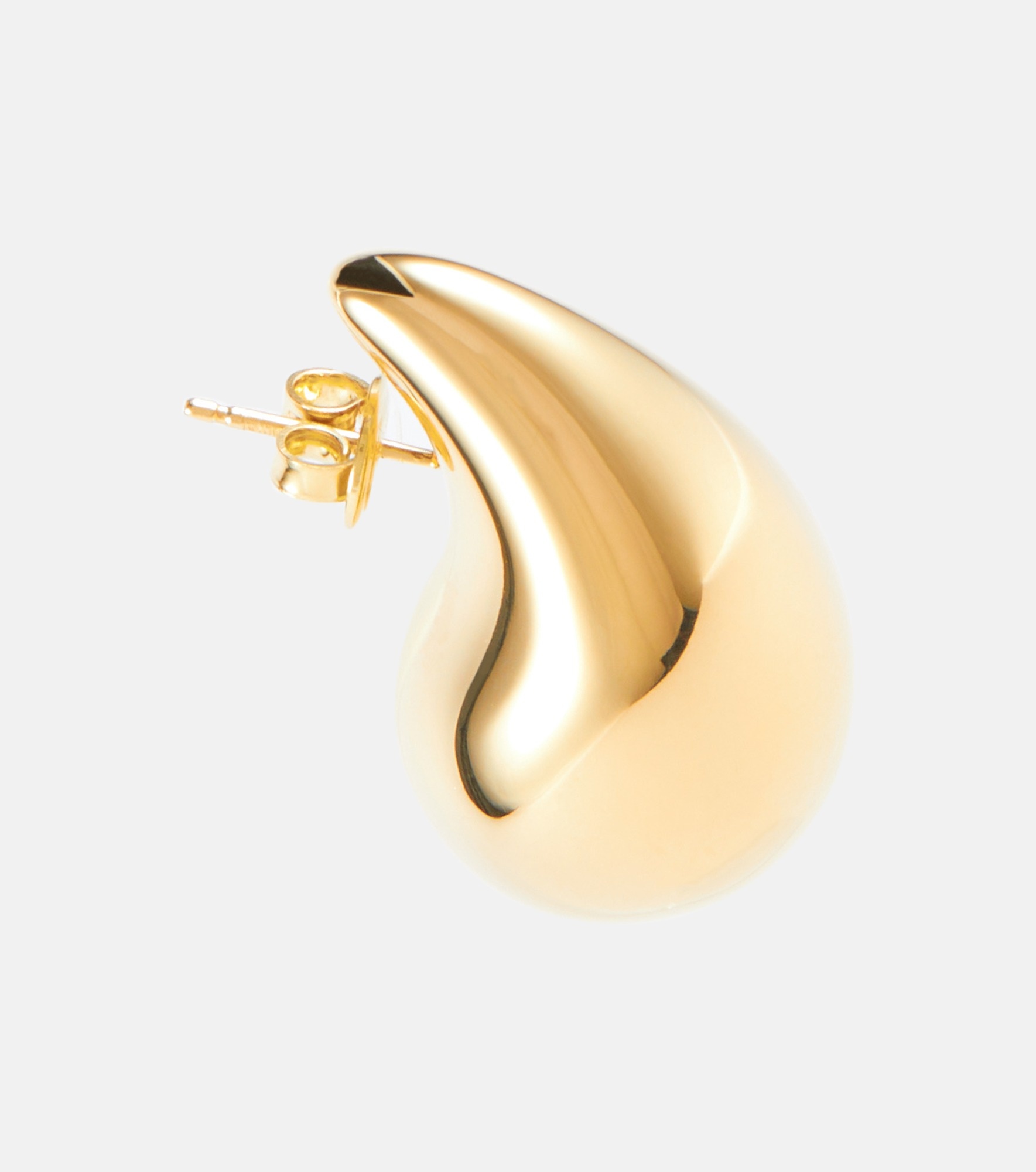 Drop gold-plated sterling silver earrings - 2