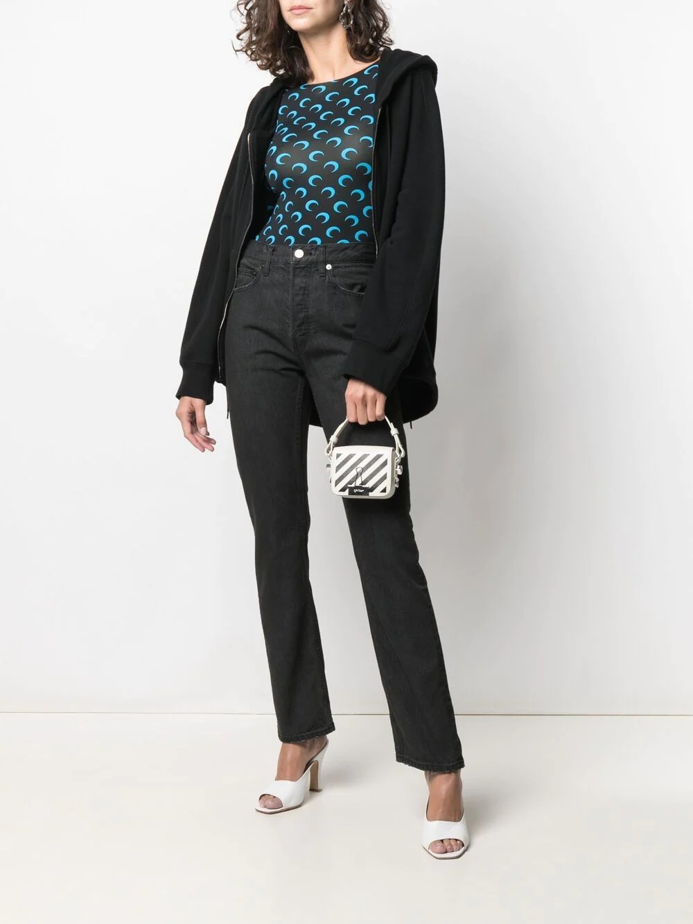 high-rise straight leg jeans - 2