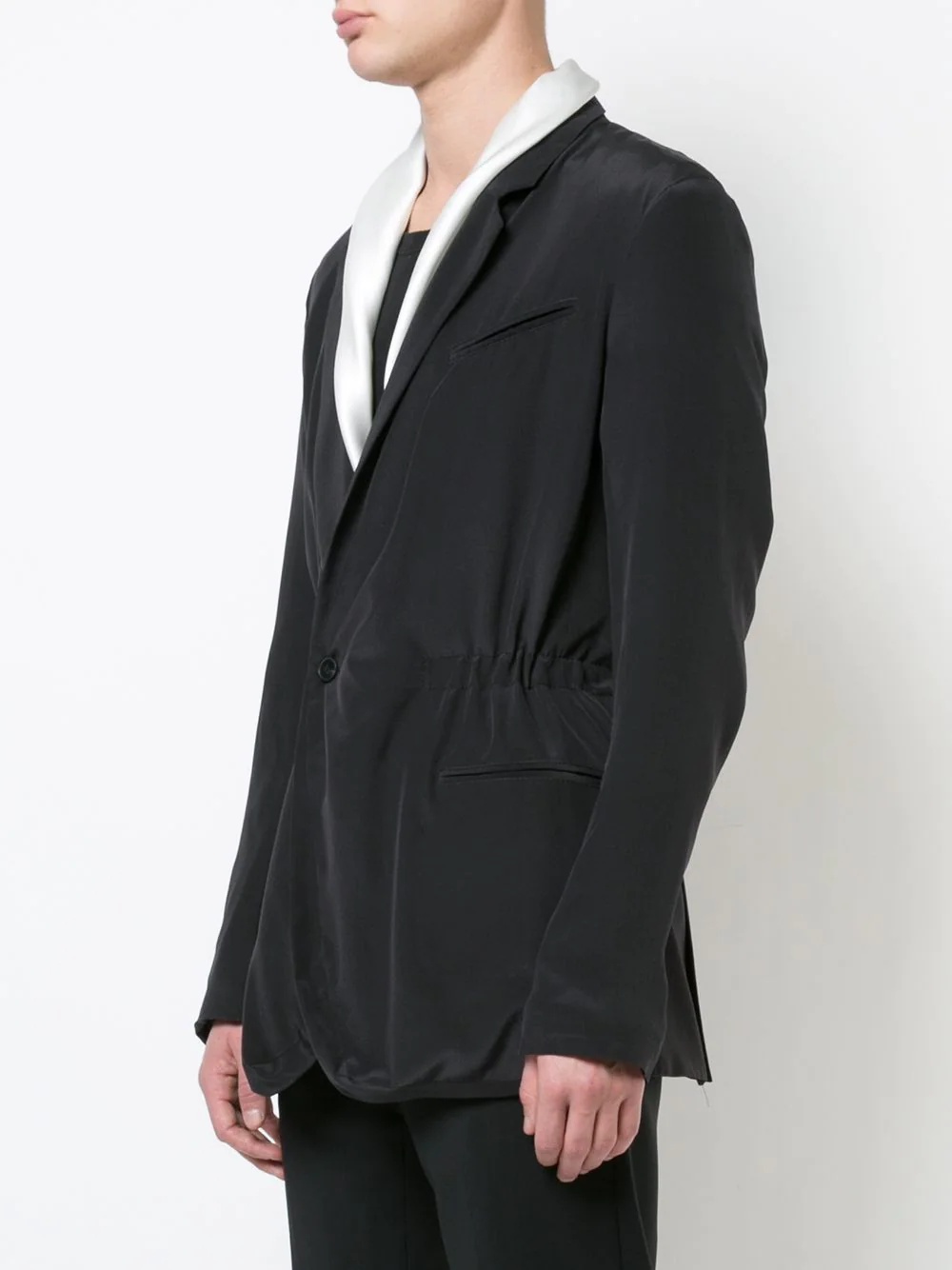 crepe de chine blazer - 3