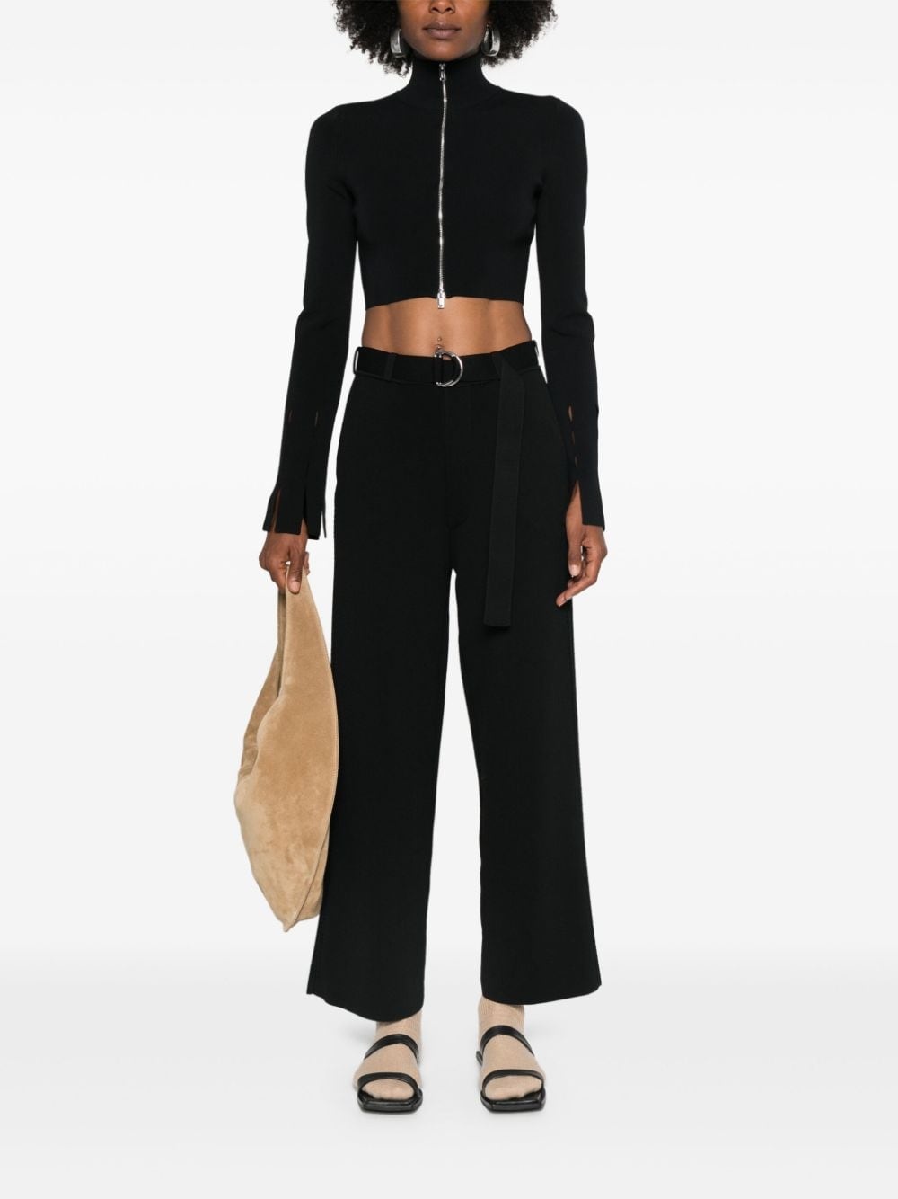 zip-up cardigan - 2