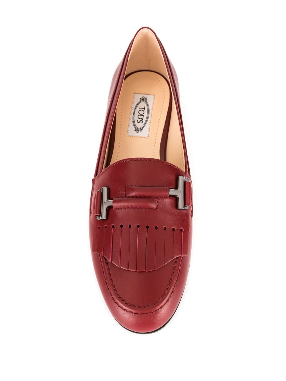 Double T fringed loafers - 4