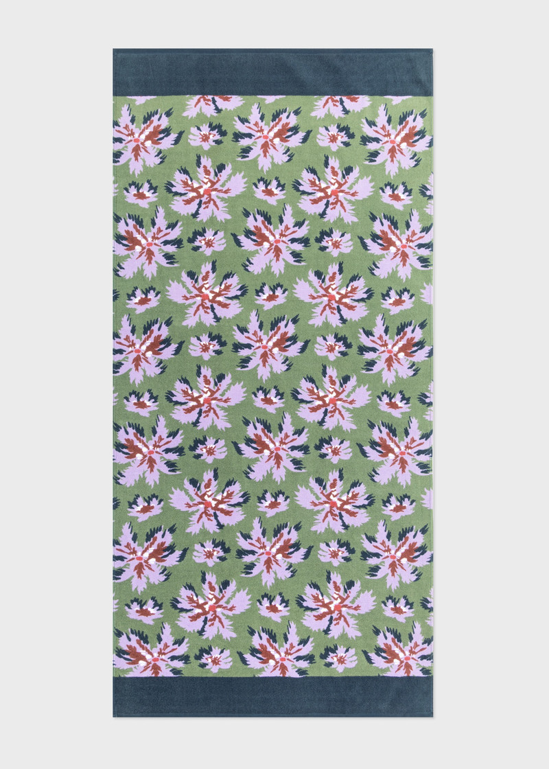Paul Smith Green 'Palmera' Beach Towel outlook