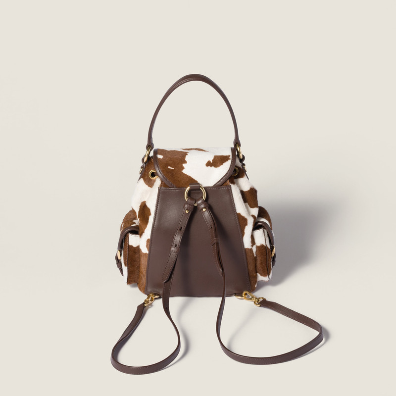 Calf hair backpack 4