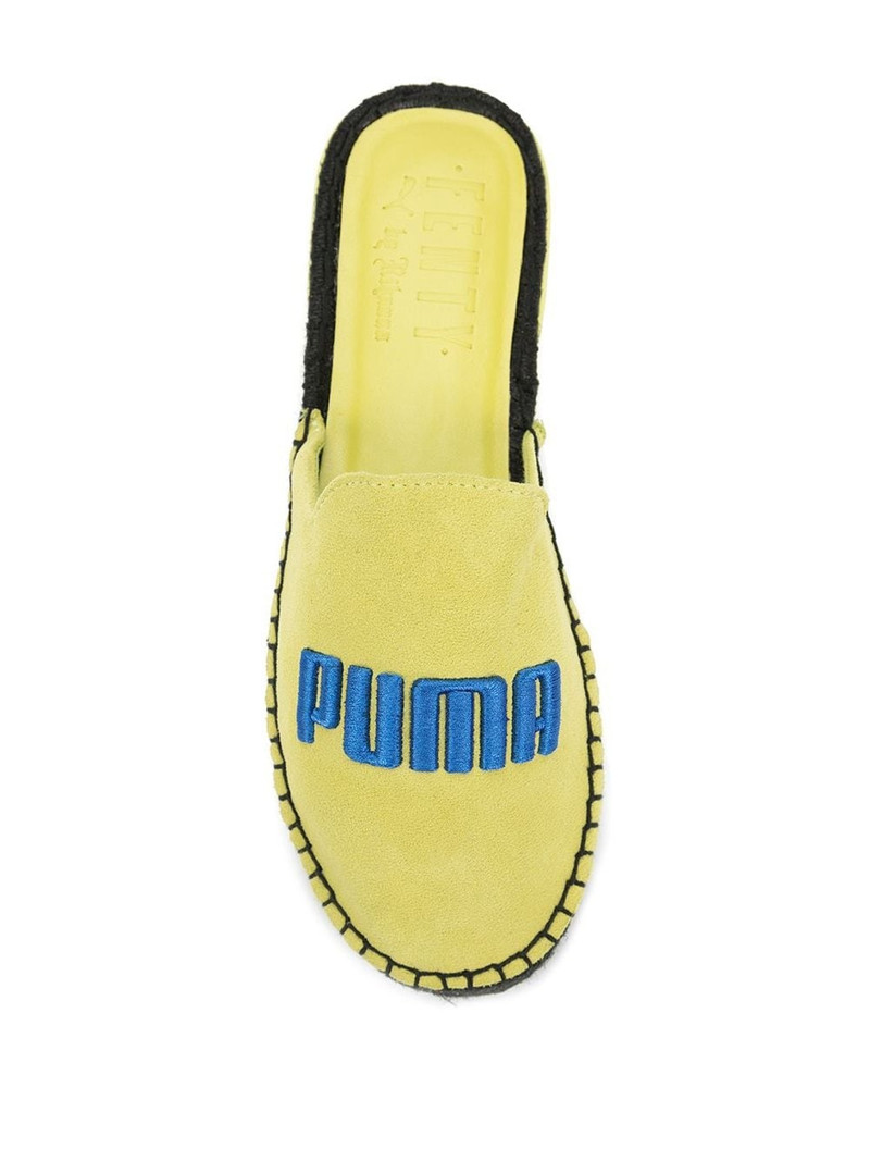 x Fenty logo-embroidered espadrilles 4