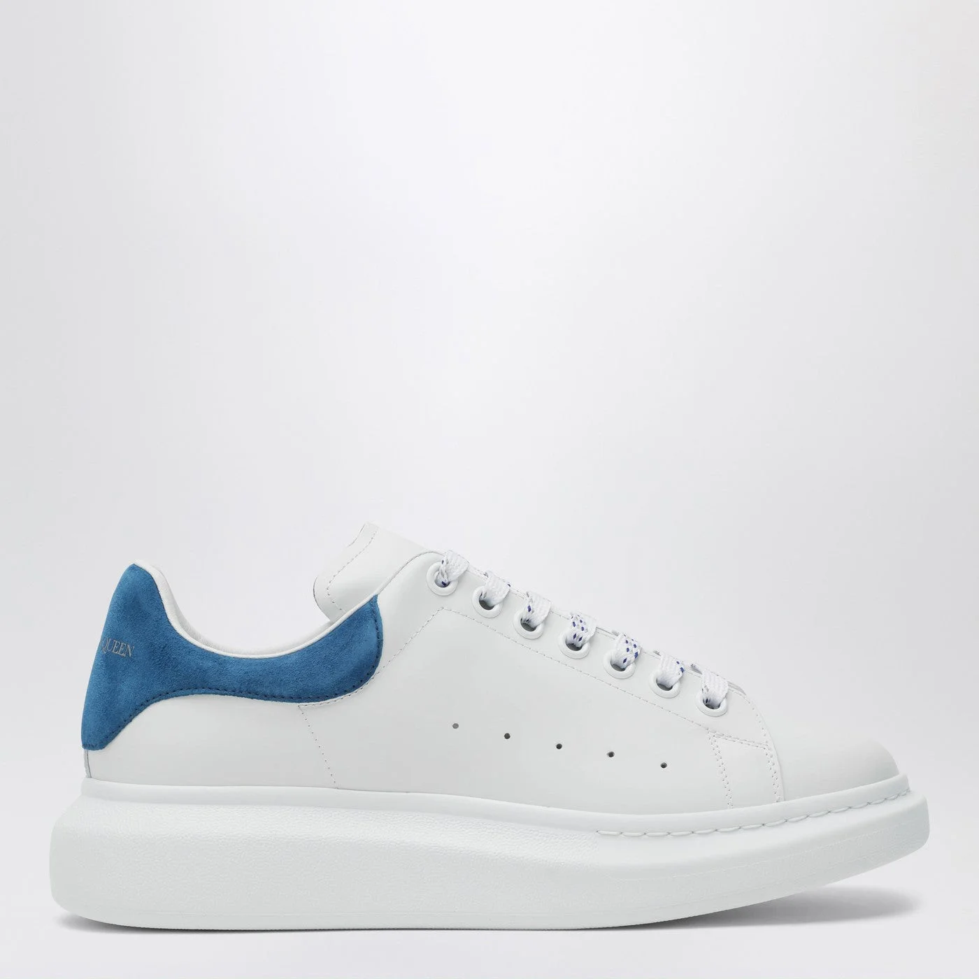 Alexander Mcqueen White/Blue Oversize Sneakers Men - 1