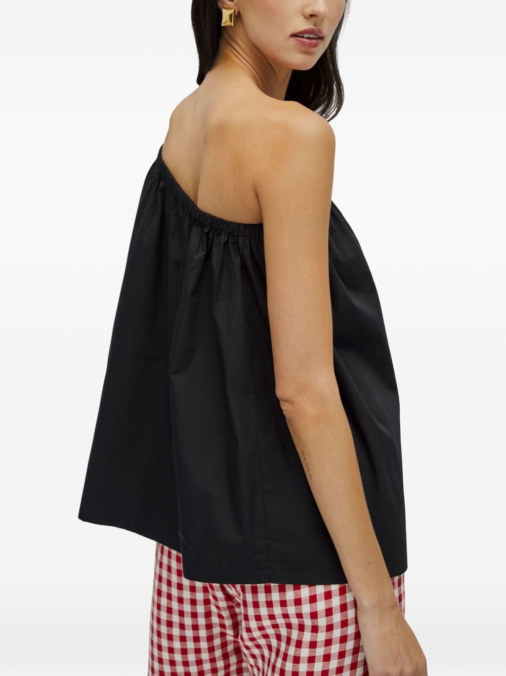 one-shoulder blouse - 4