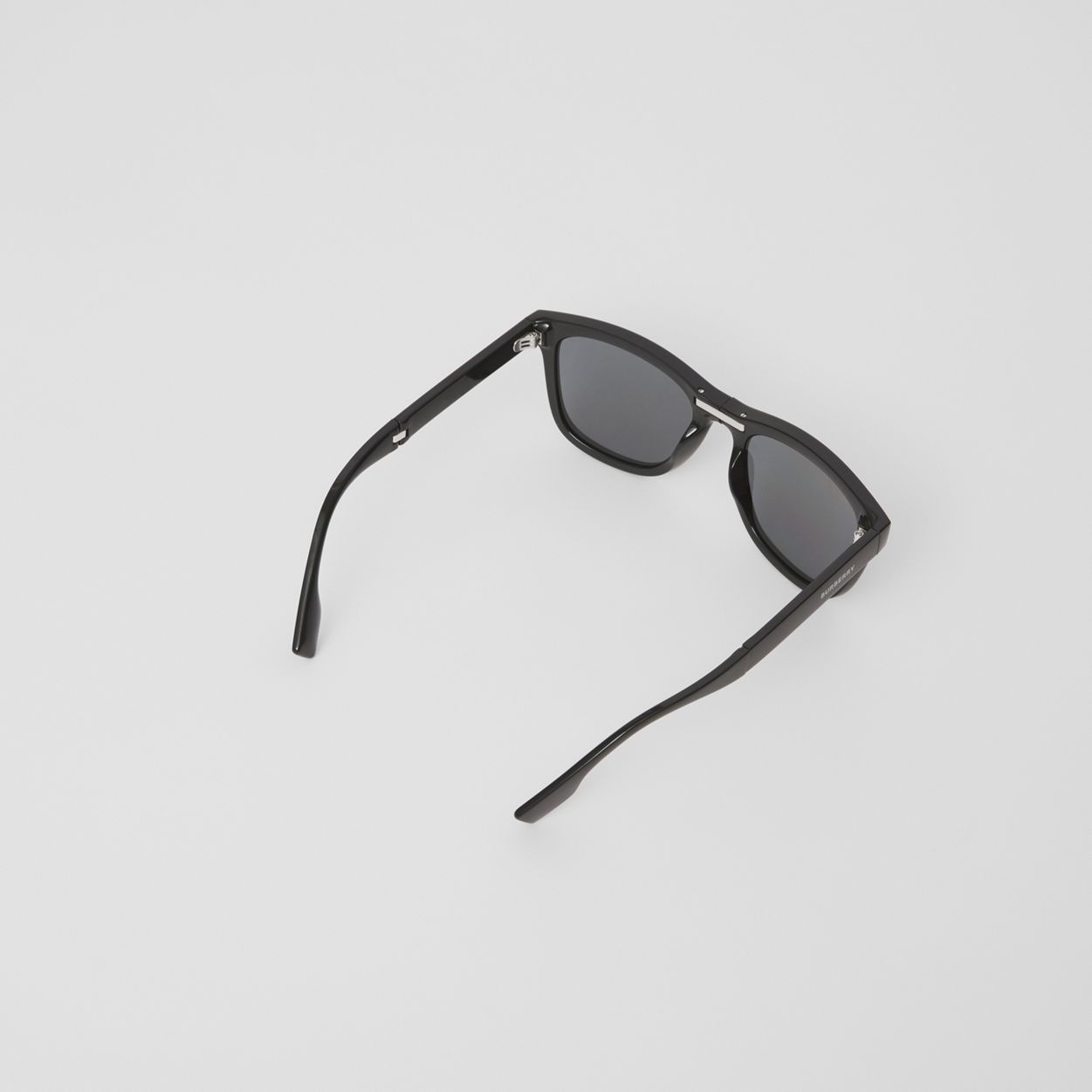 Logo Detail Square Frame Foldable Sunglasses - 5